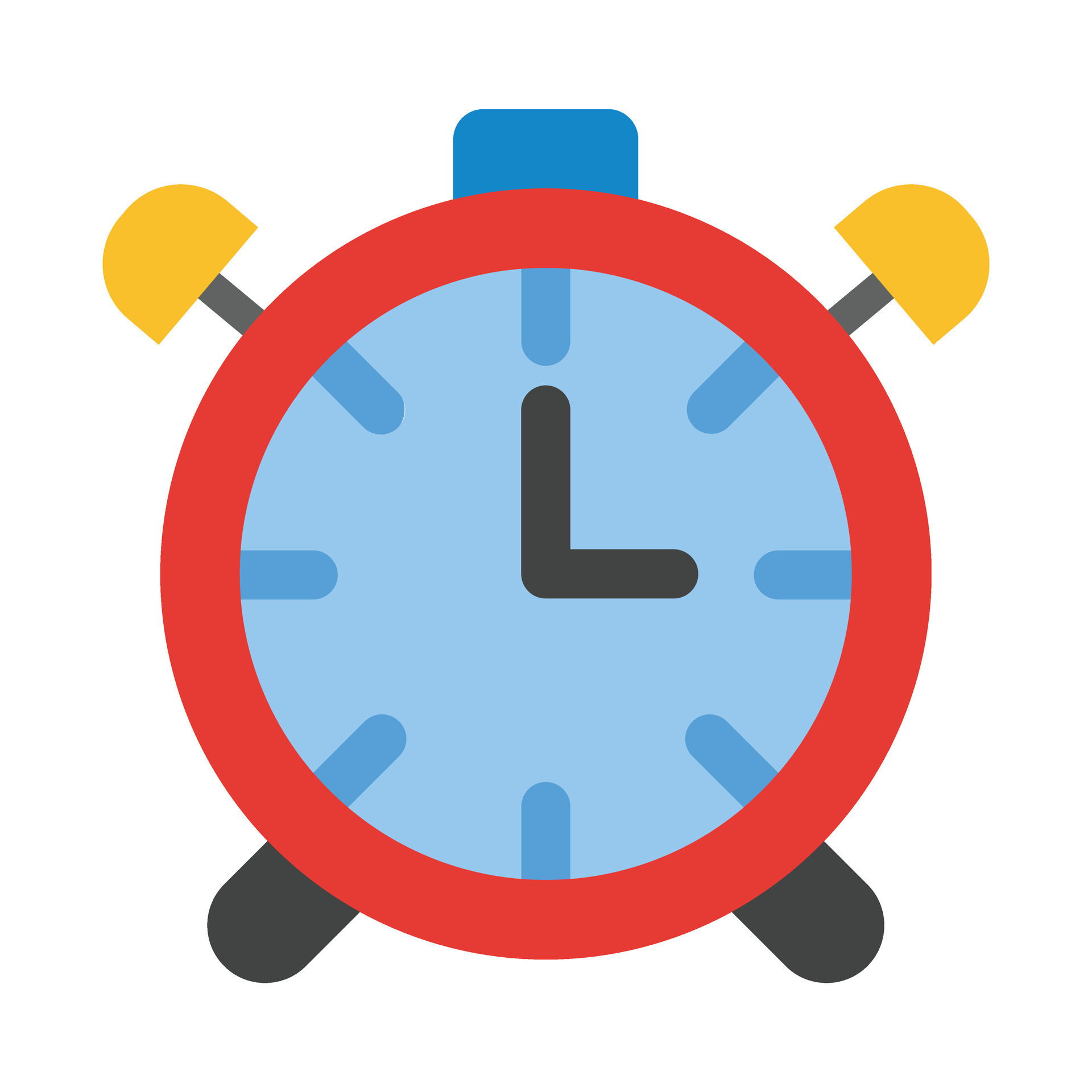 Alarm Clock Vector Flat Icon For Personal And Commercial Use. 35788387 Vector Art at Vecteezy