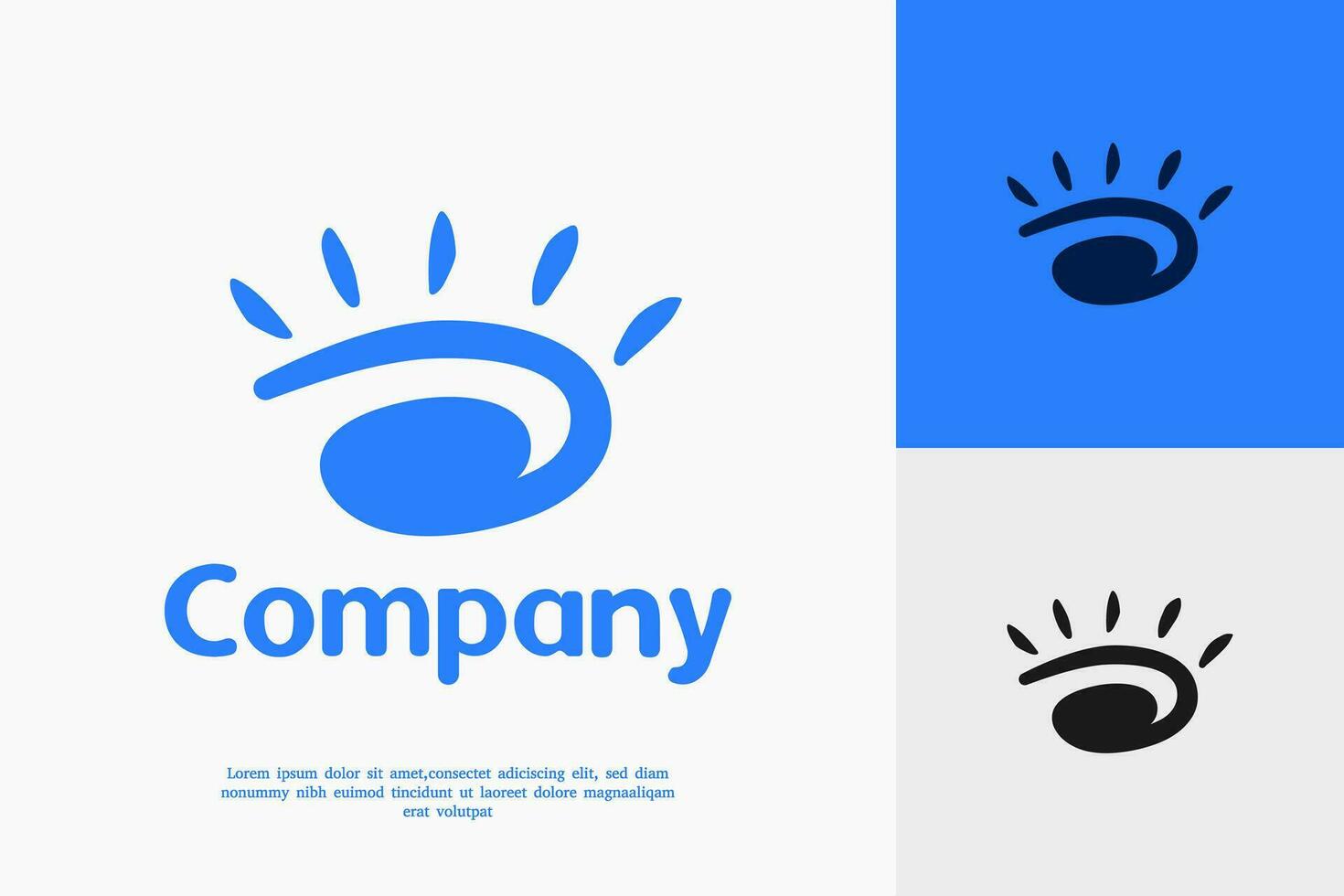 letter A combination with eye logo vector