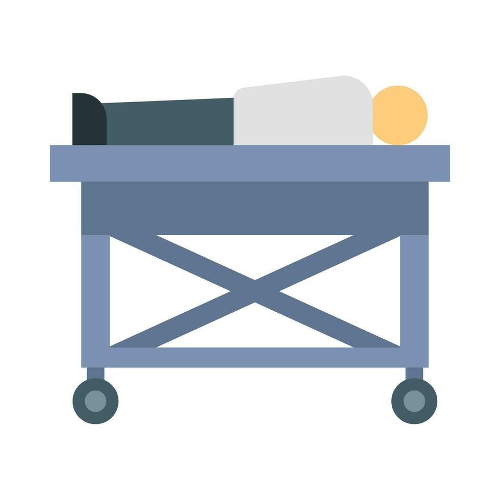 Dead body Vector Flat Icon For Personal And Commercial Use.