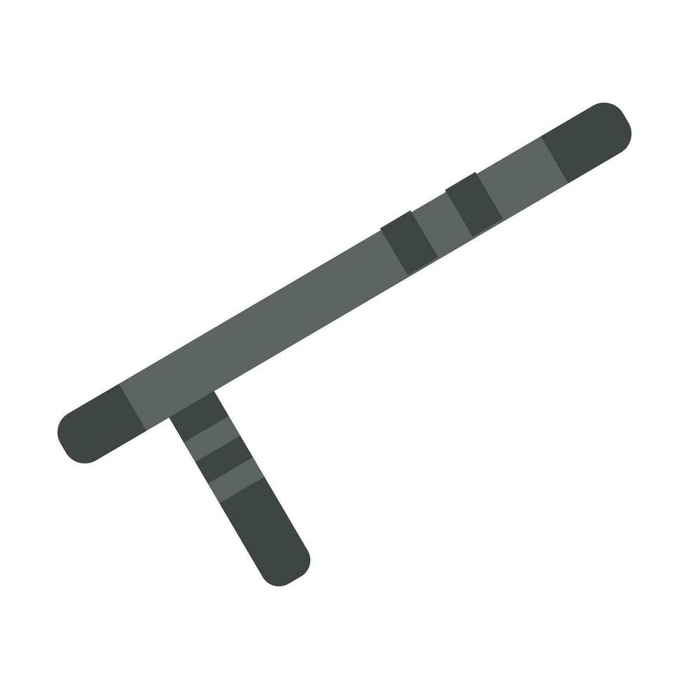 Police Stick Vector Flat Icon For Personal And Commercial Use.