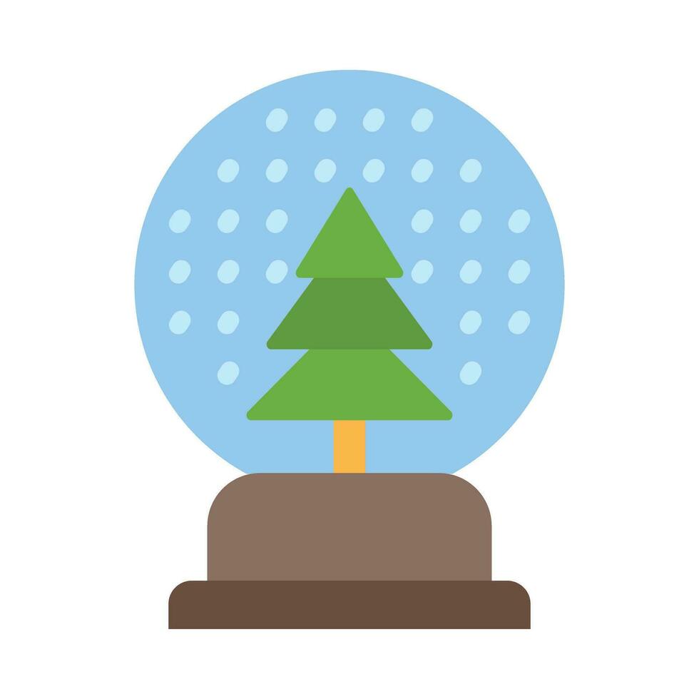 Snow Globe Vector Flat Icon For Personal And Commercial Use.