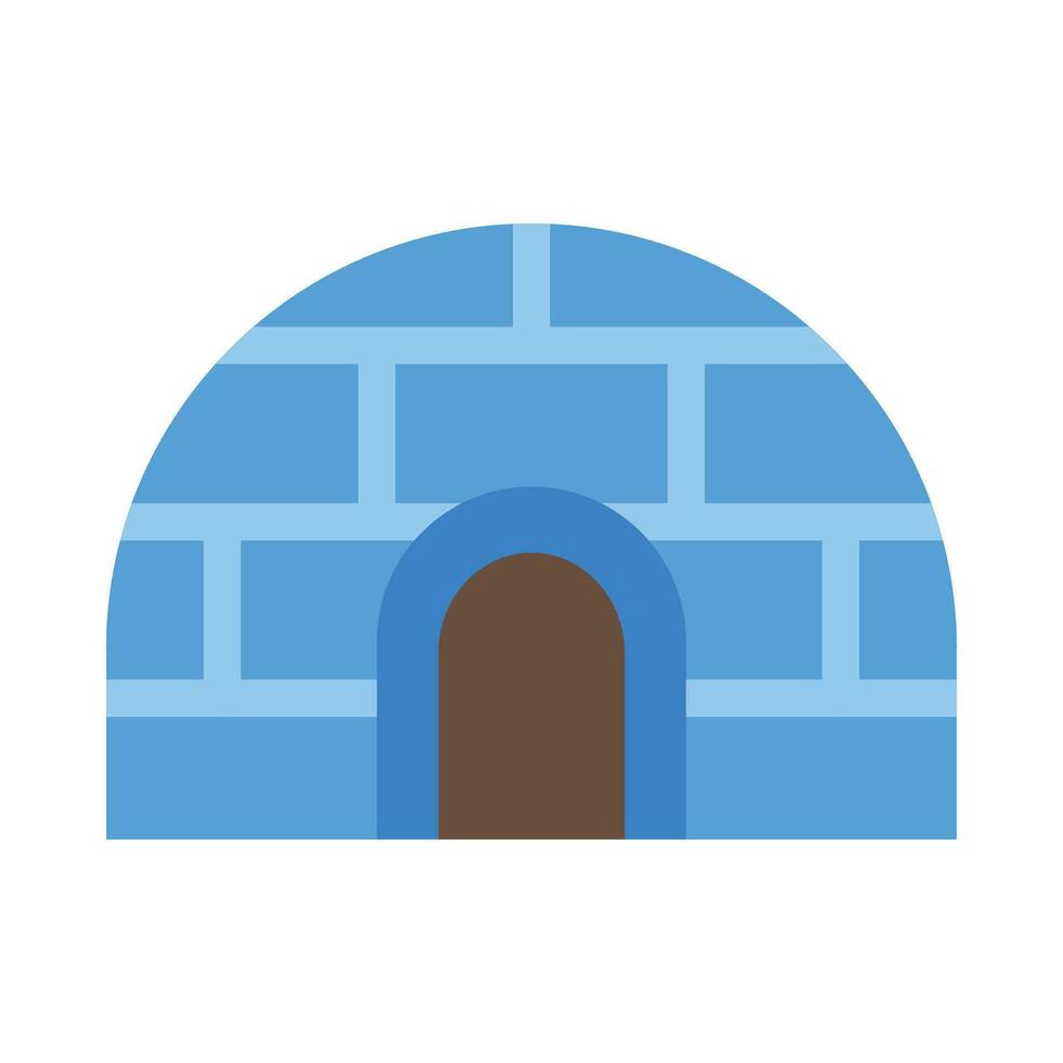 Igloo Vector Flat Icon For Personal And Commercial Use.