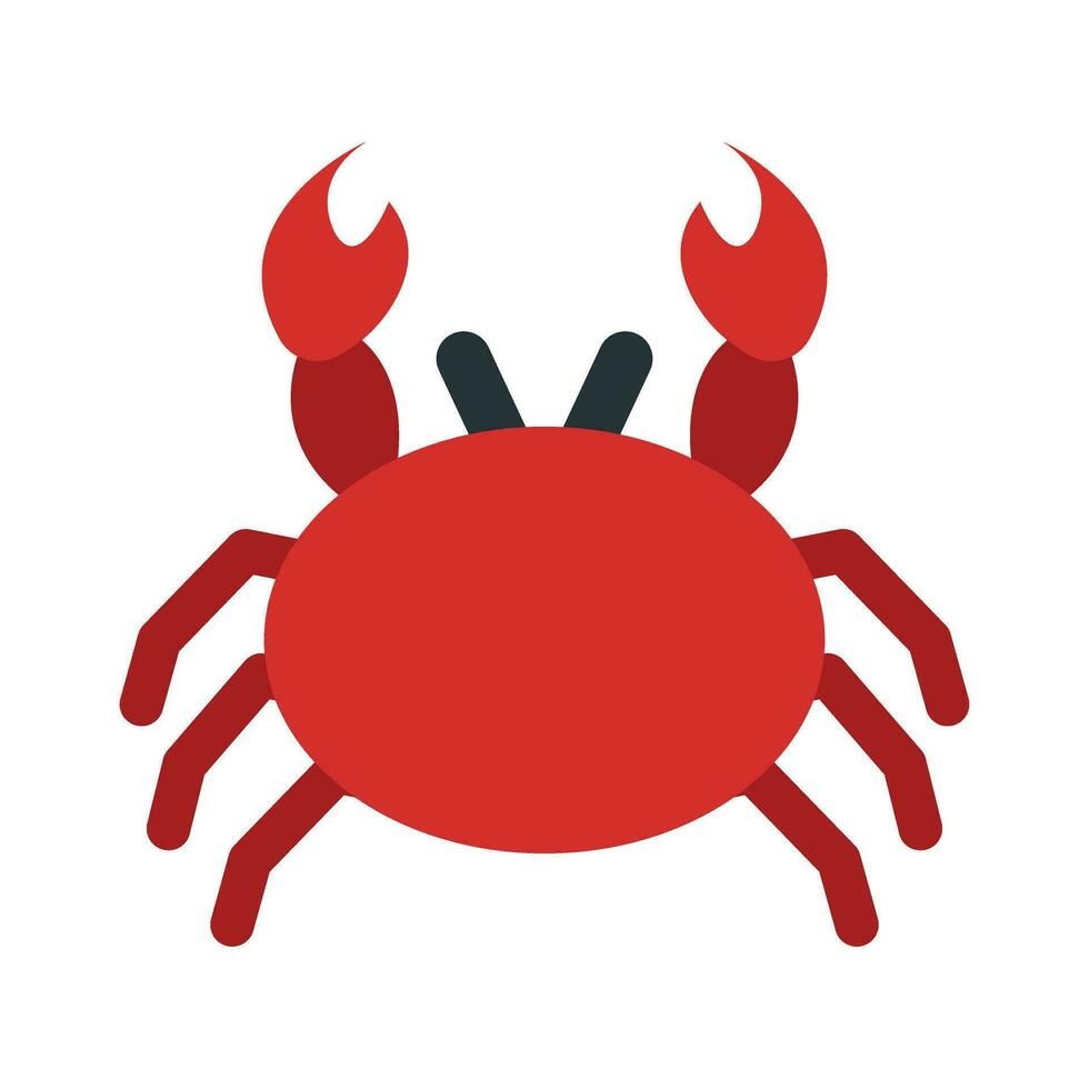 Crab Vector Flat Icon For Personal And Commercial Use.