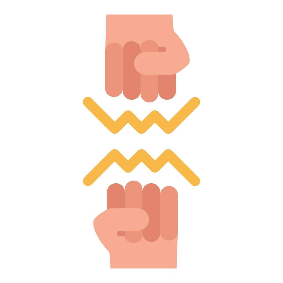 Fighting Vector Flat Icon For Personal And Commercial Use.
