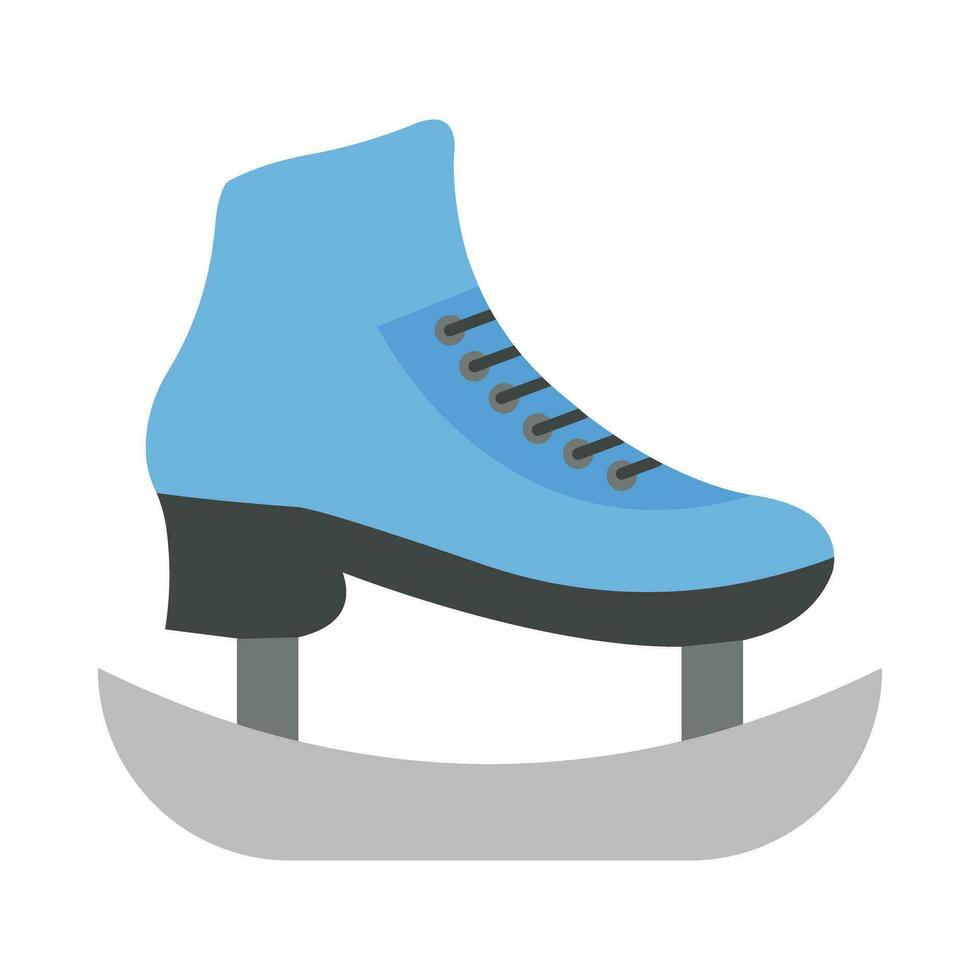 Ice Skate Vector Flat Icon For Personal And Commercial Use.