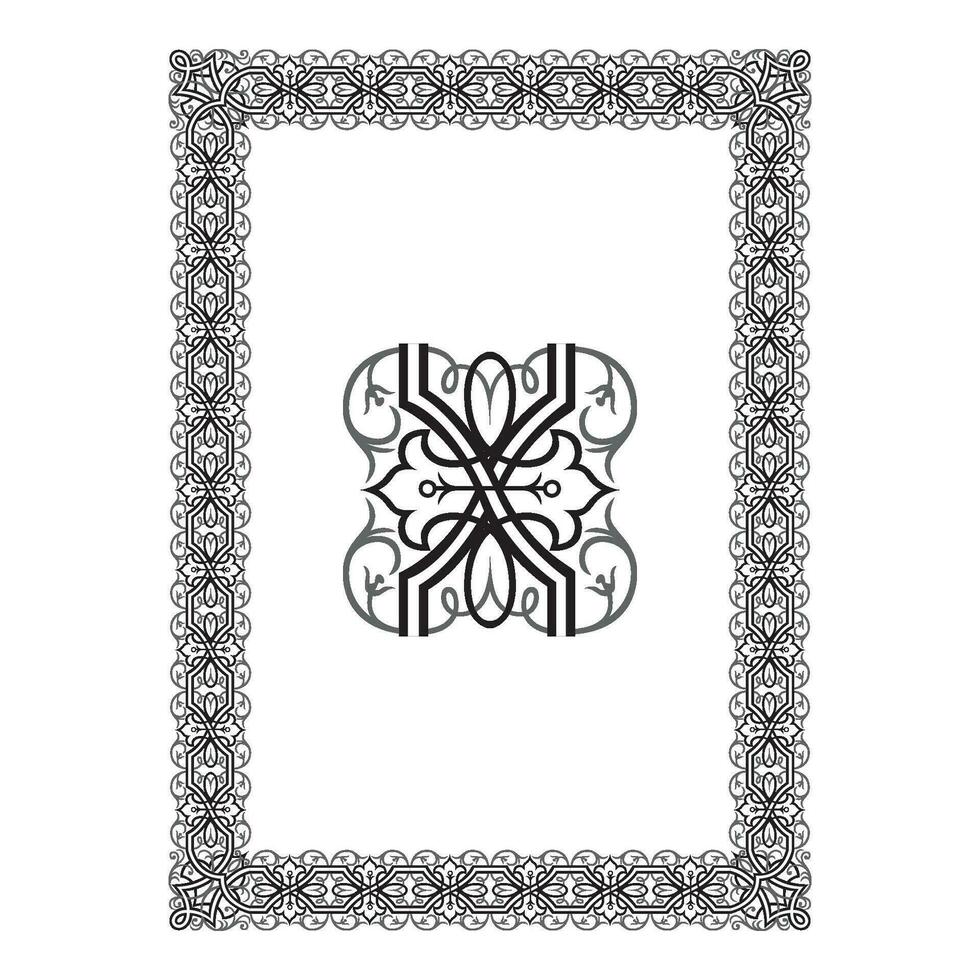 Vintage floral classic calligraphic retro vignette scroll frames ornamental design elements black and color set isolated vector