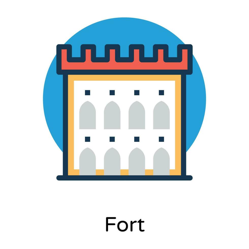 Trendy Castle Concepts vector