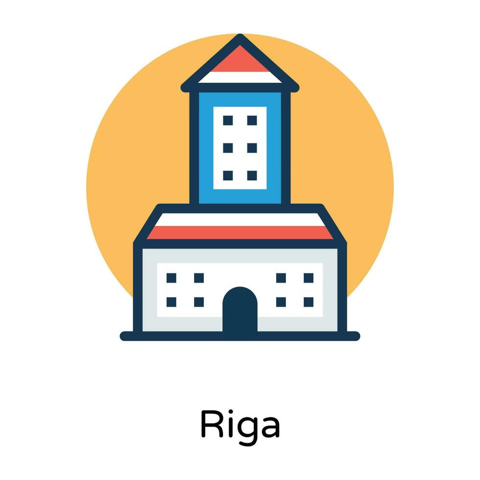 Trendy Riga Concepts vector