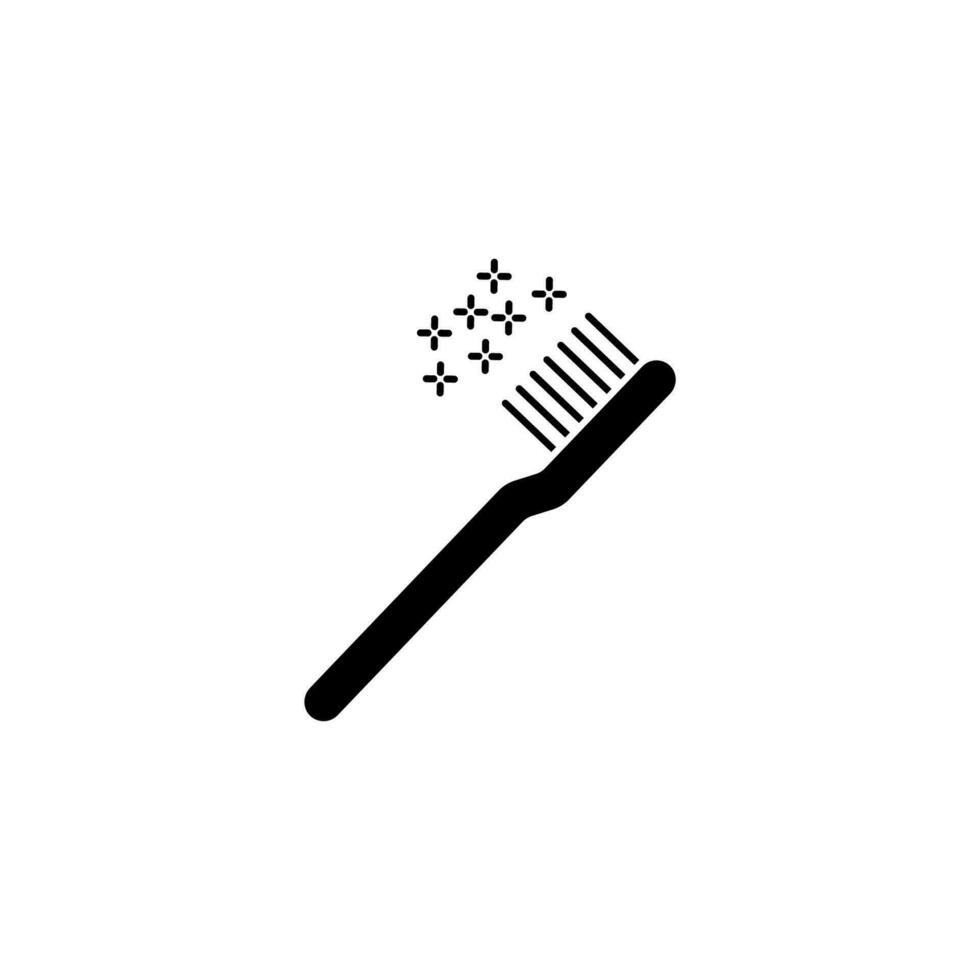 cepillo de dientes concepto línea icono. sencillo elemento ilustración. cepillo de dientes concepto contorno símbolo diseño. vector
