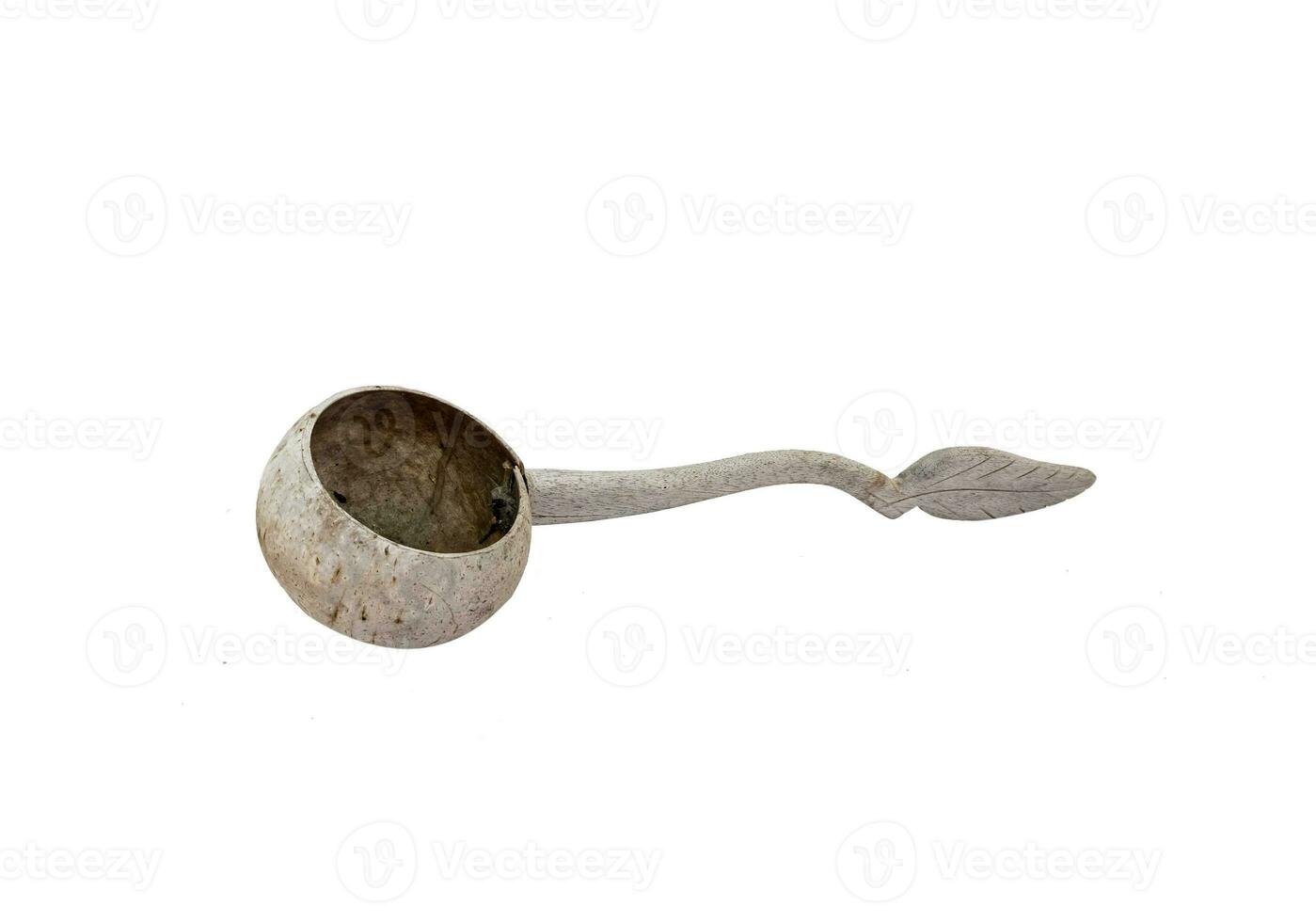 Dipper coconut shell ladle ancient traditional photo