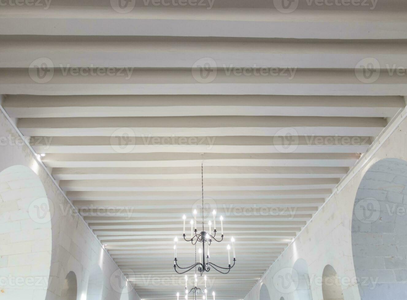 Interior architecture chandelier ceiling row roof photo