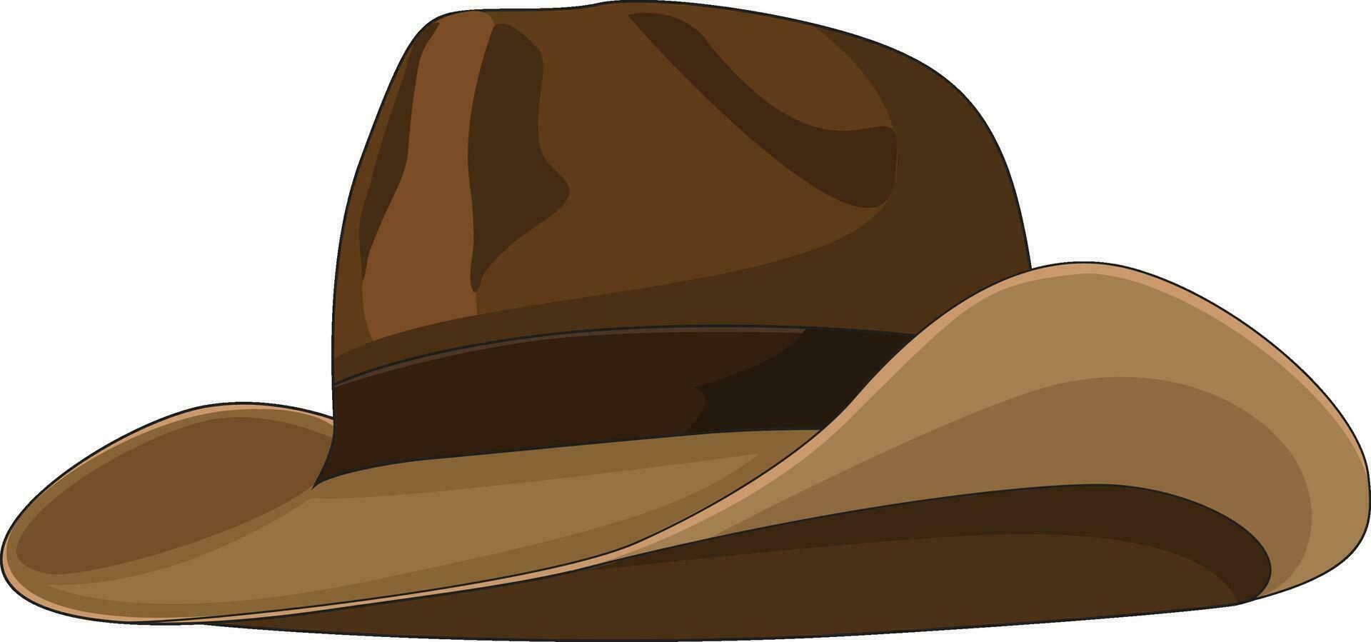 Hat isolated vector on white background