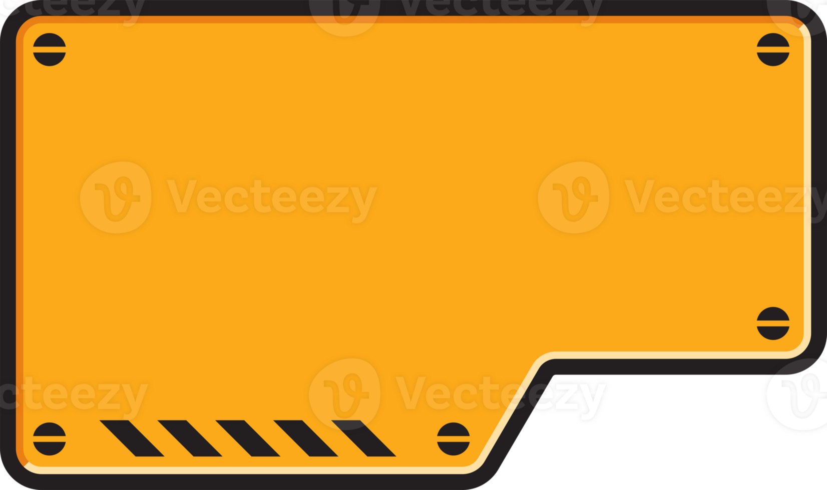 Industrial infographic template, warning label sign, lower third banner. png