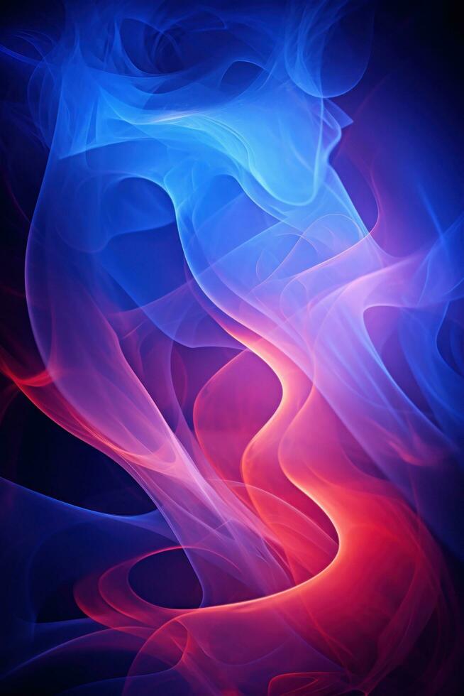 AI generated captures a beautiful and mysterious pattern of abstract smoke photo