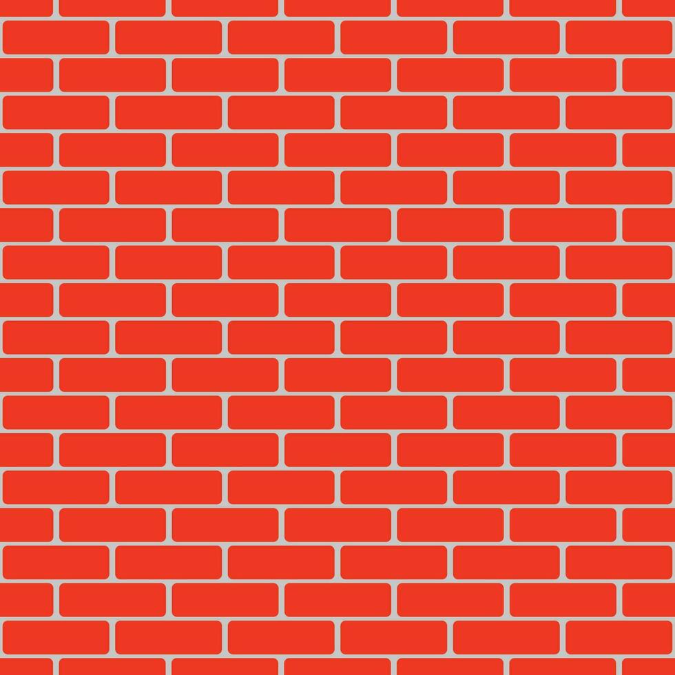 Illustration of red brick pattern seamless vector
