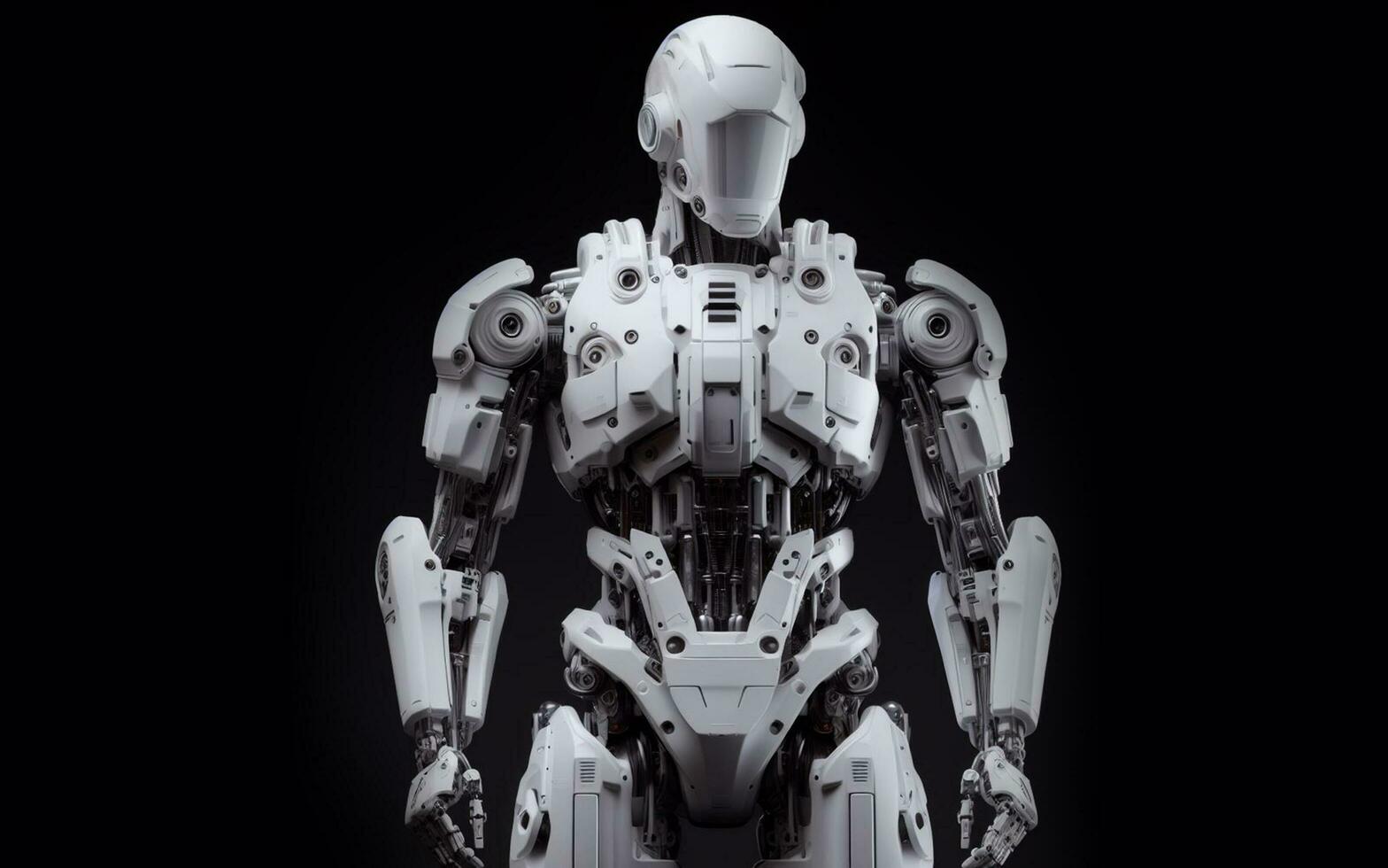 AI generated Humanoid Robot, robot, modern technology robot industry artificial intelligence AI photo