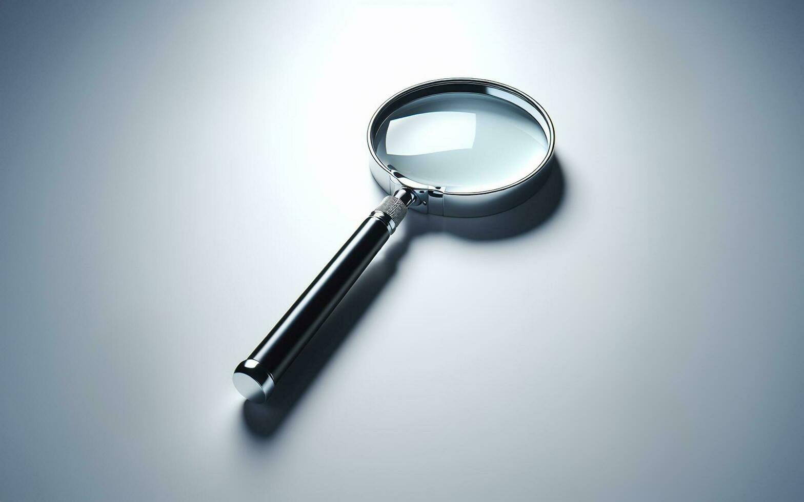 Magnifying glass placed on a flat background magnifying glass equipment photo