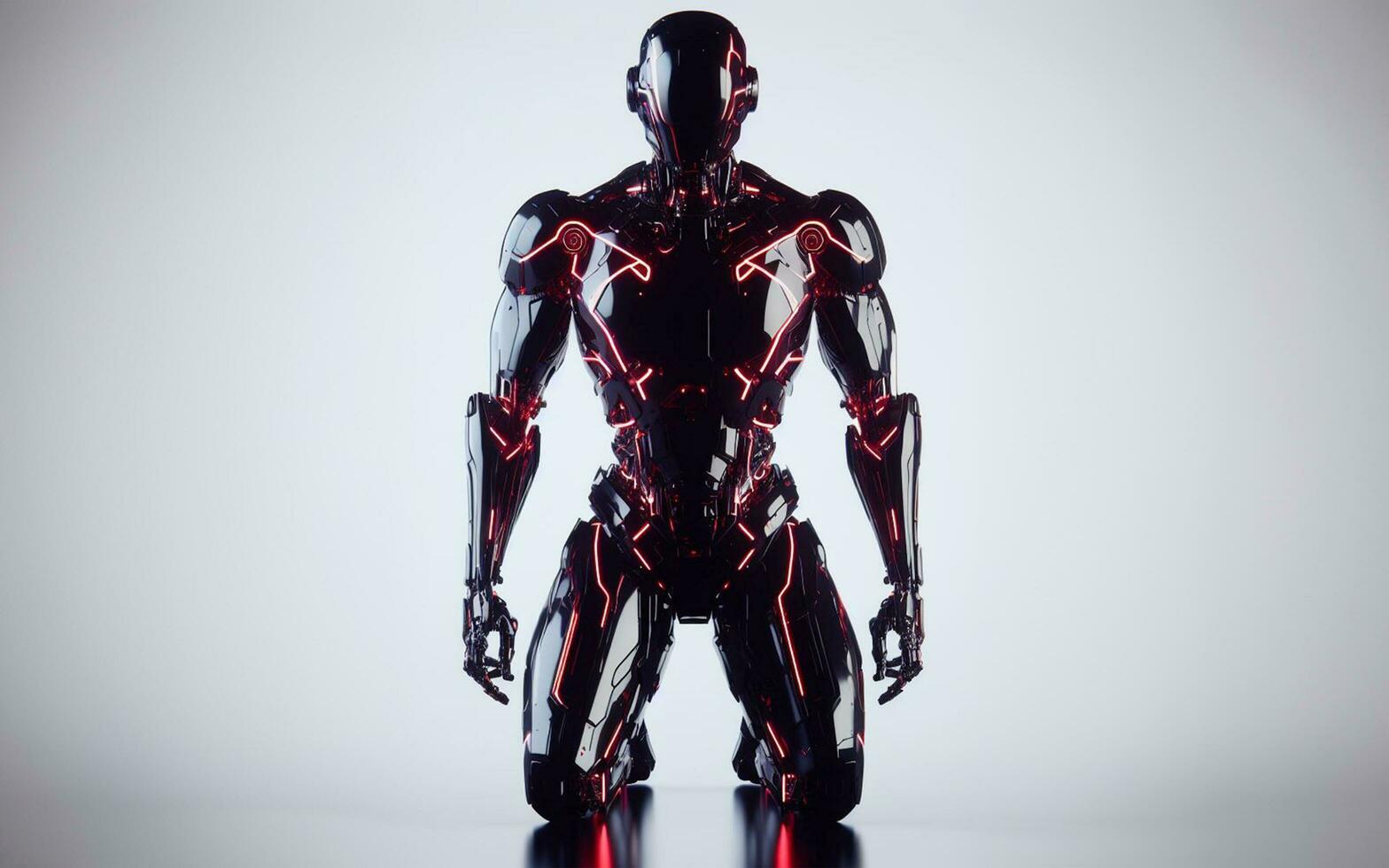 AI generated Humanoid Robot, robot, modern technology robot industry artificial intelligence AI photo