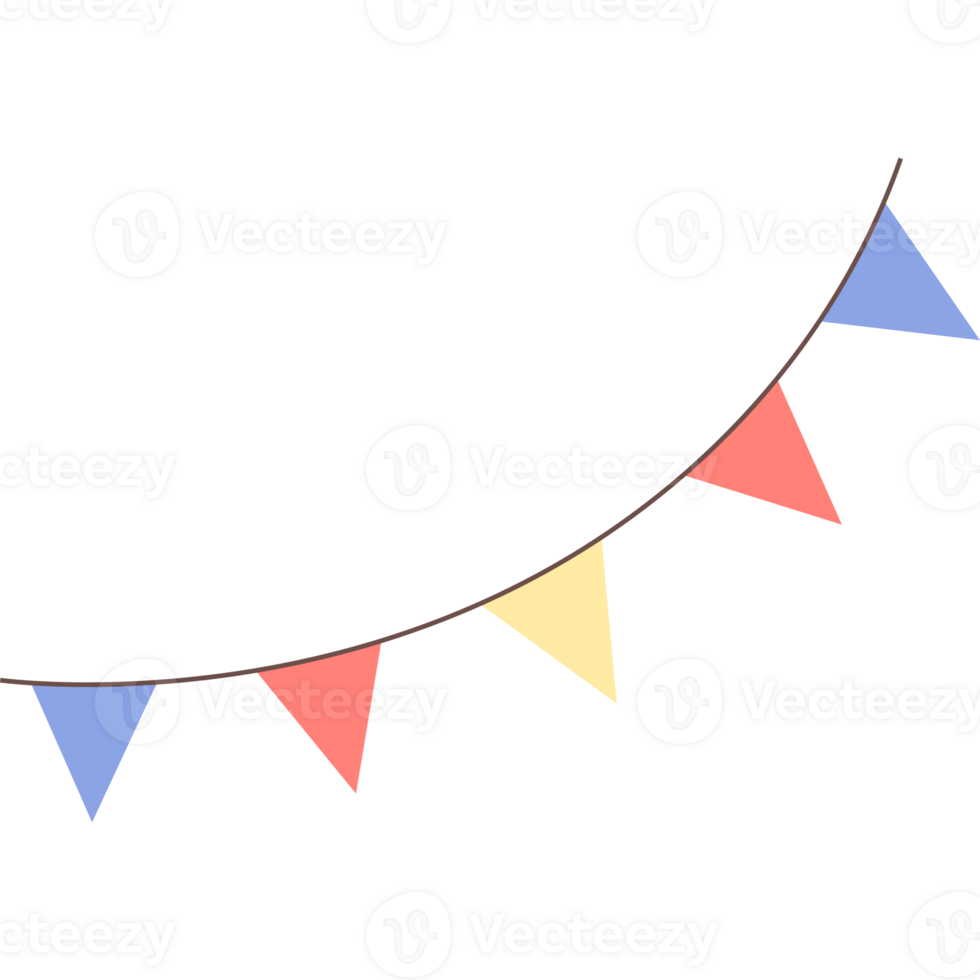 Festive decorative garland png