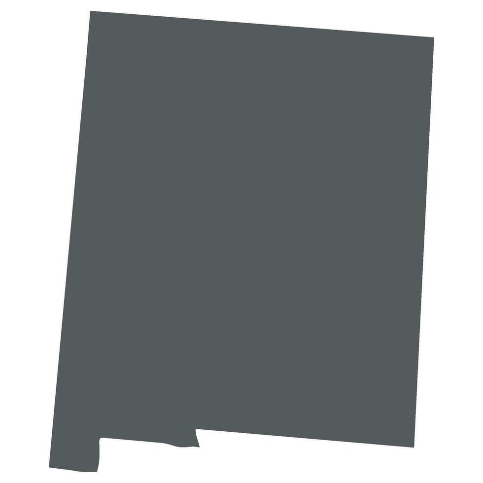 New Mexico state map. Map of the U.S. state of New Mexico. vector