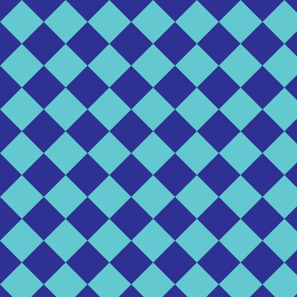 simple abstract seamlees fest cool color square rectangle check pattern on blue color background vector