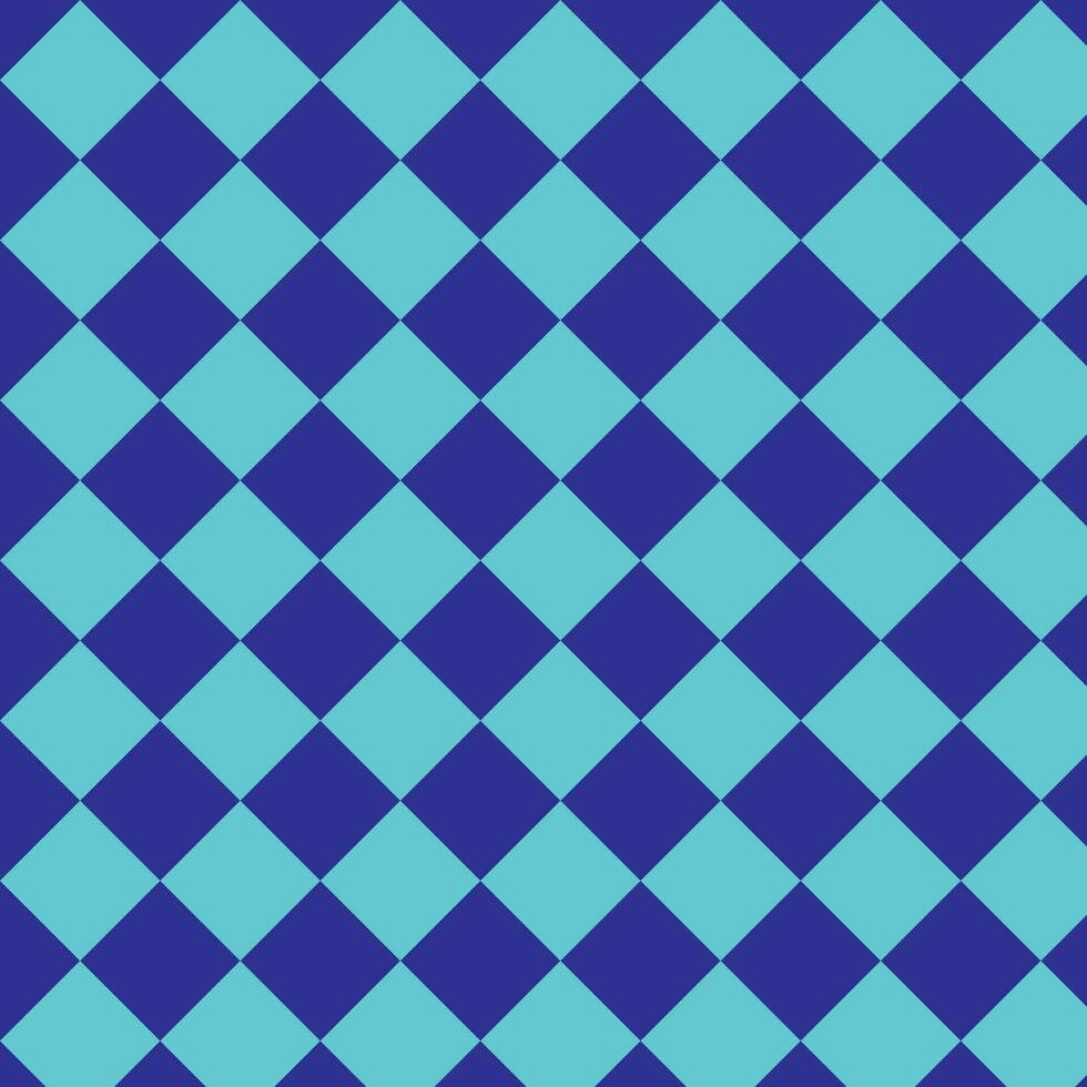 simple abstract seamlees fest cool color square rectangle check pattern on blue color background vector