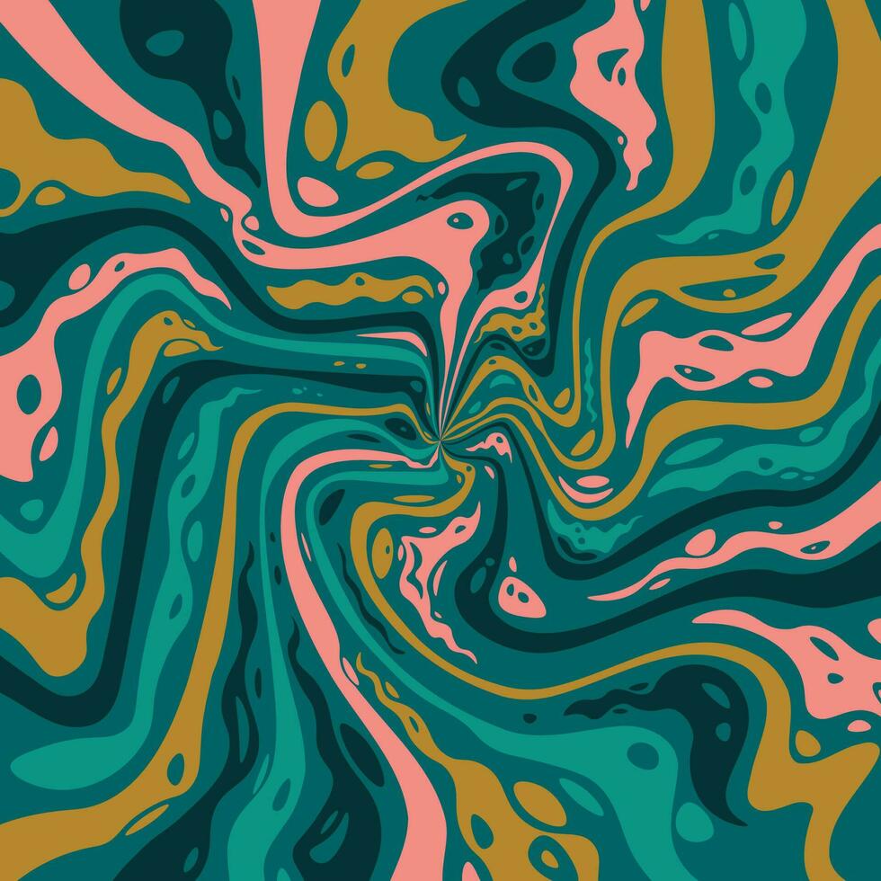 fondo maravilloso psicodélico abstracto. vector