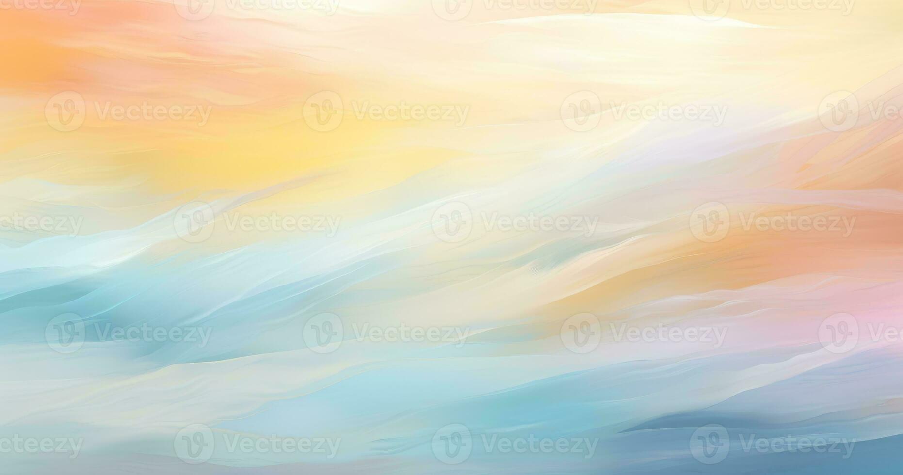 AI generated an abstract abstract background pastel yellow orange and blue photo
