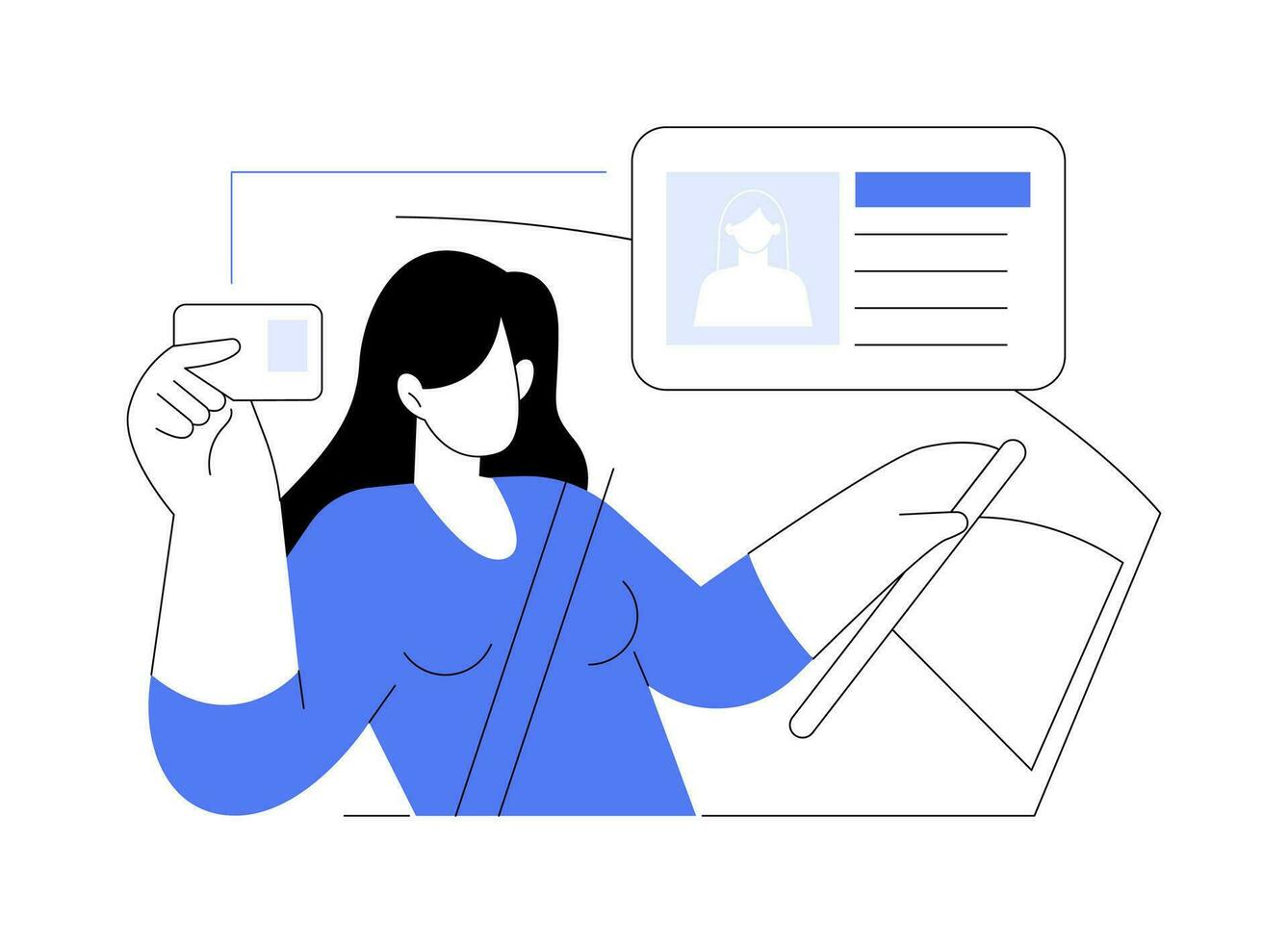 Getting driving license abstract concept vector illustration.