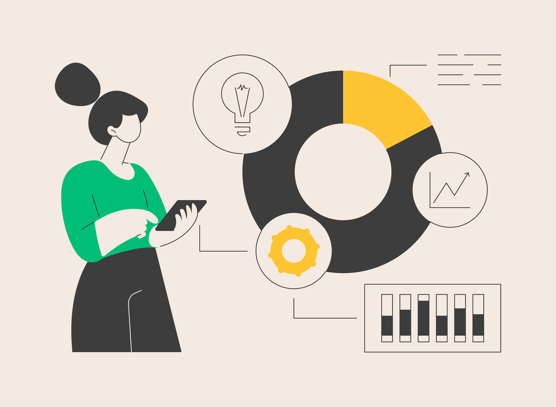 Competitor research abstract concept vector illustration. 35793936 ...