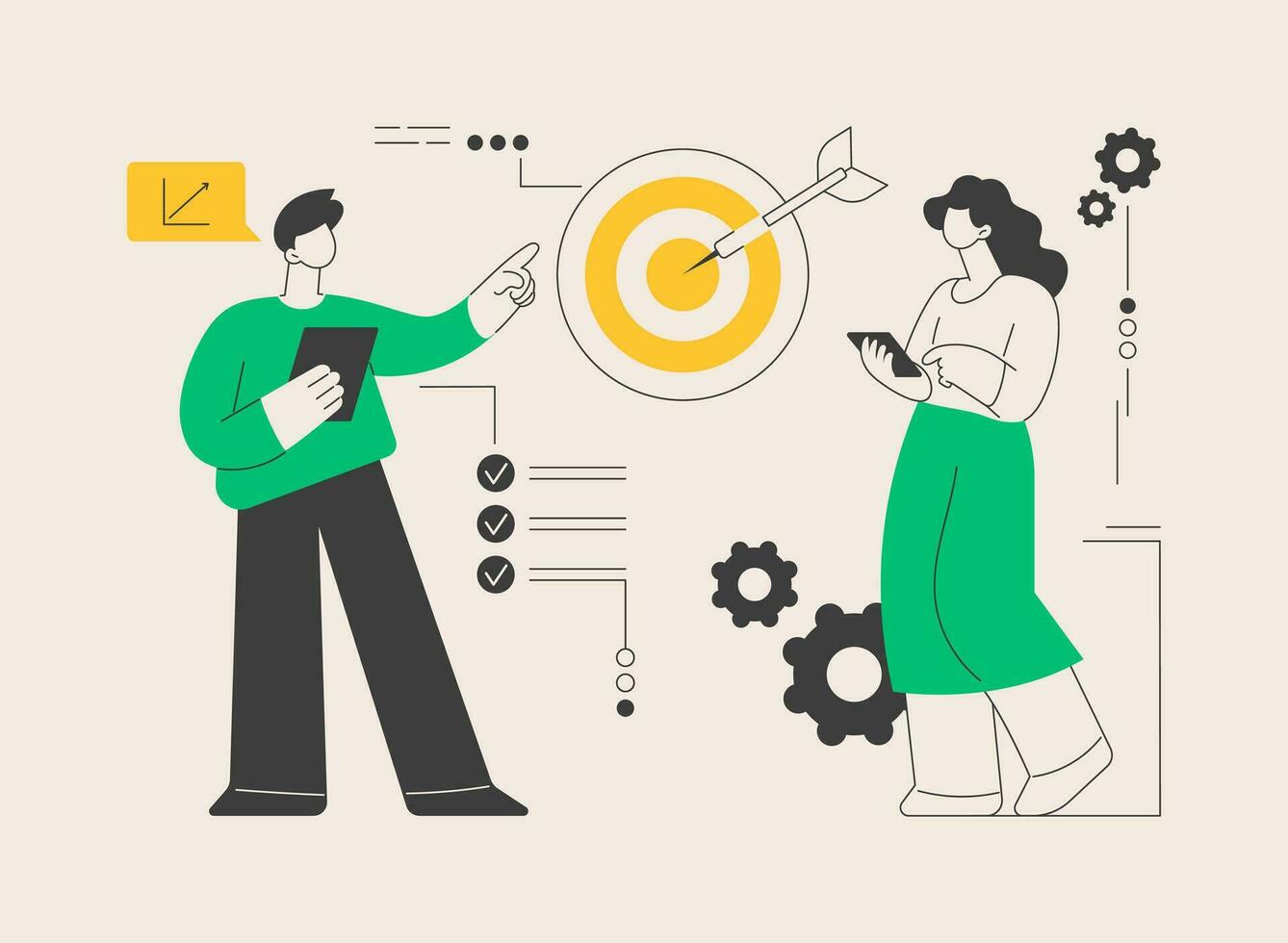 Internal marketing abstract concept vector illustration. 35793989
