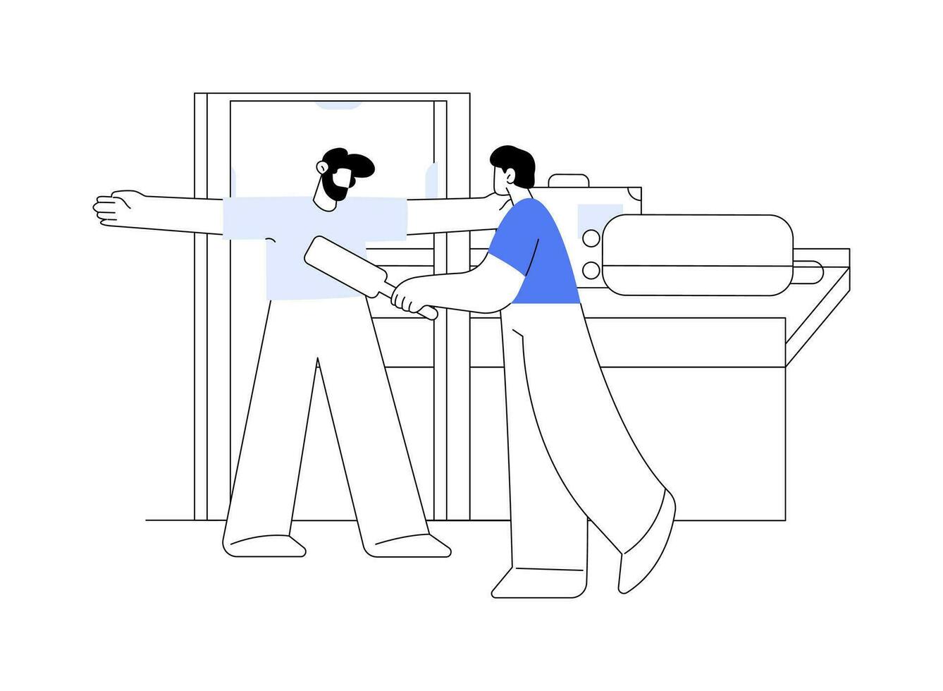 Security scanner abstract concept vector illustration. 35795240 Vector