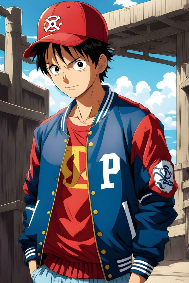 AI generated Male Anime Characters, Anime Boy Illustration Ai Generative photo