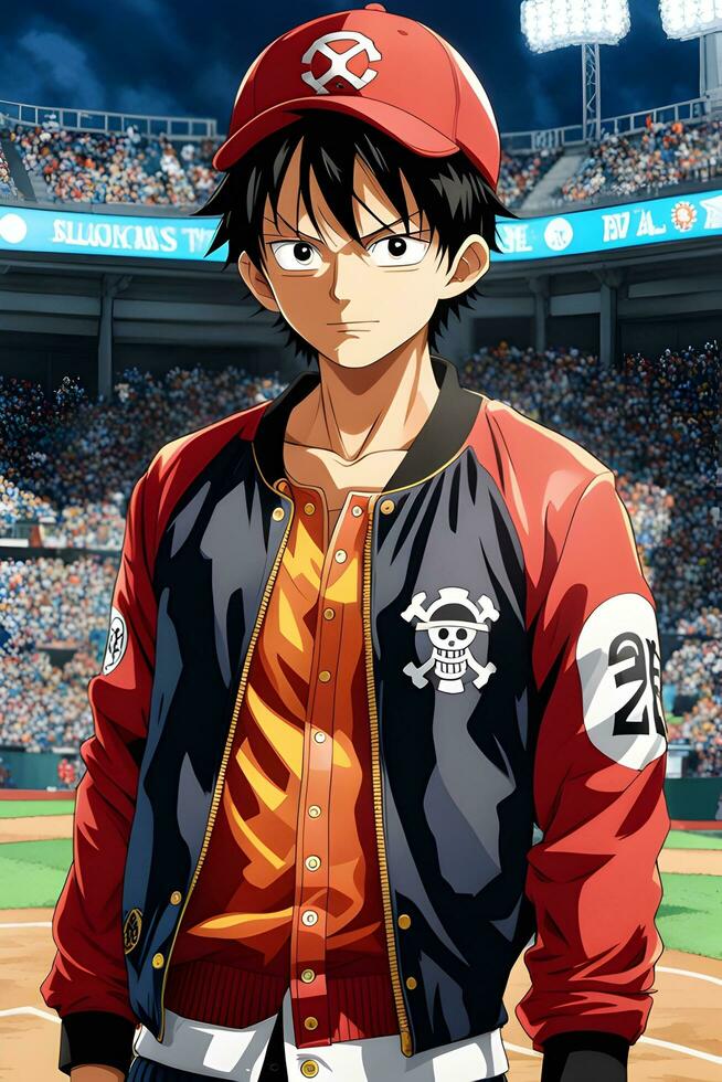AI generated Male Anime Characters, Anime Boy Illustration Ai Generative photo