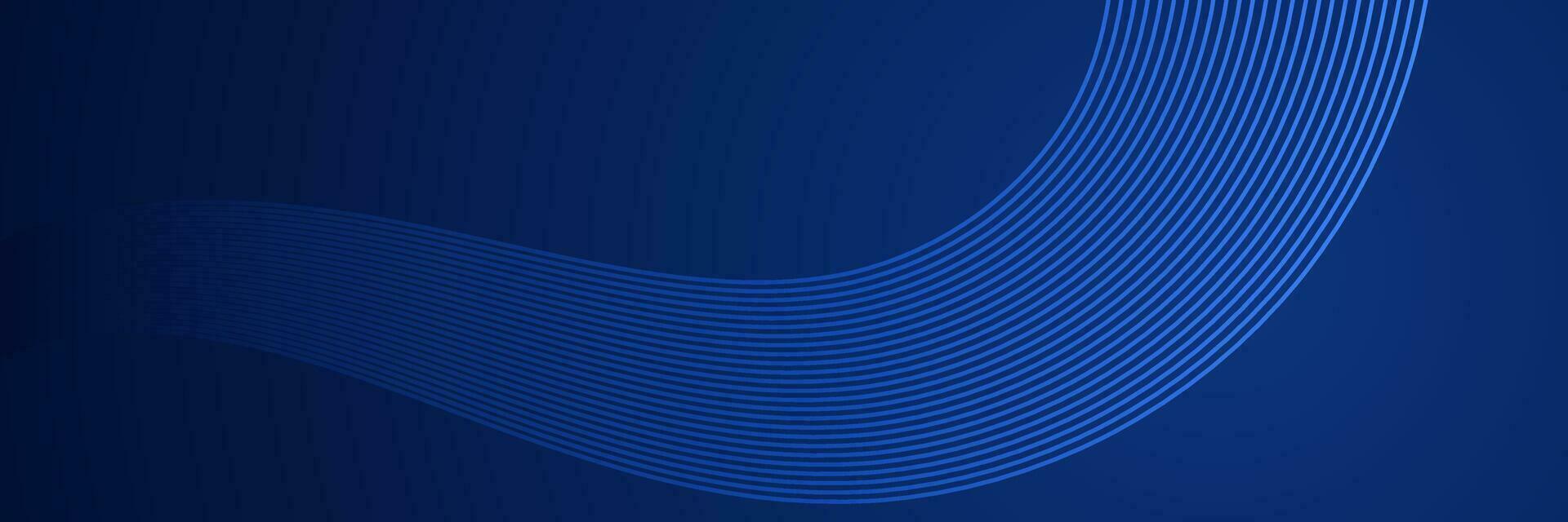 abstract futuristic dark blue background with glowing lines vector