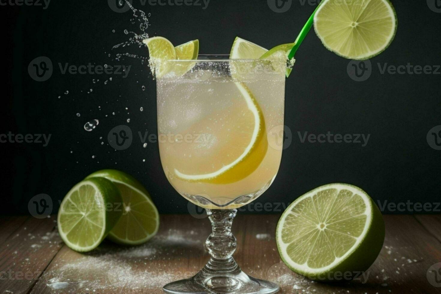 AI generated margarita cocktail. Pro Photo