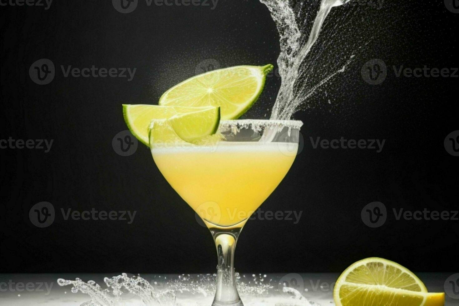 AI generated margarita cocktail. Pro Photo