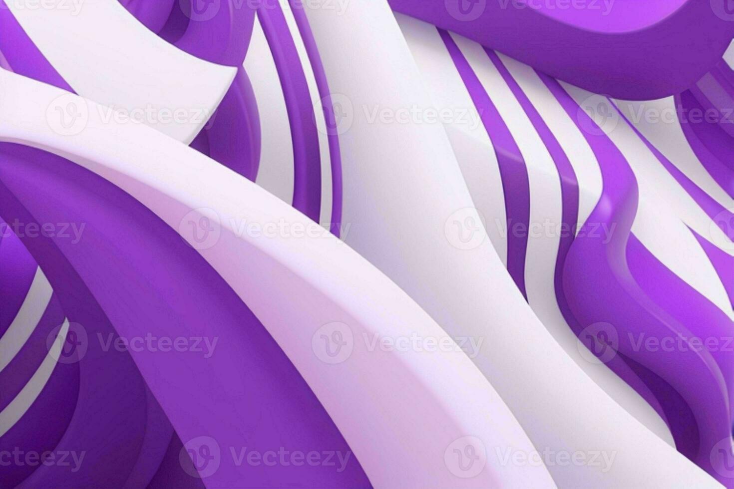 AI generated 3d rendering luxury bold purple and white abstract background. Pro Photo