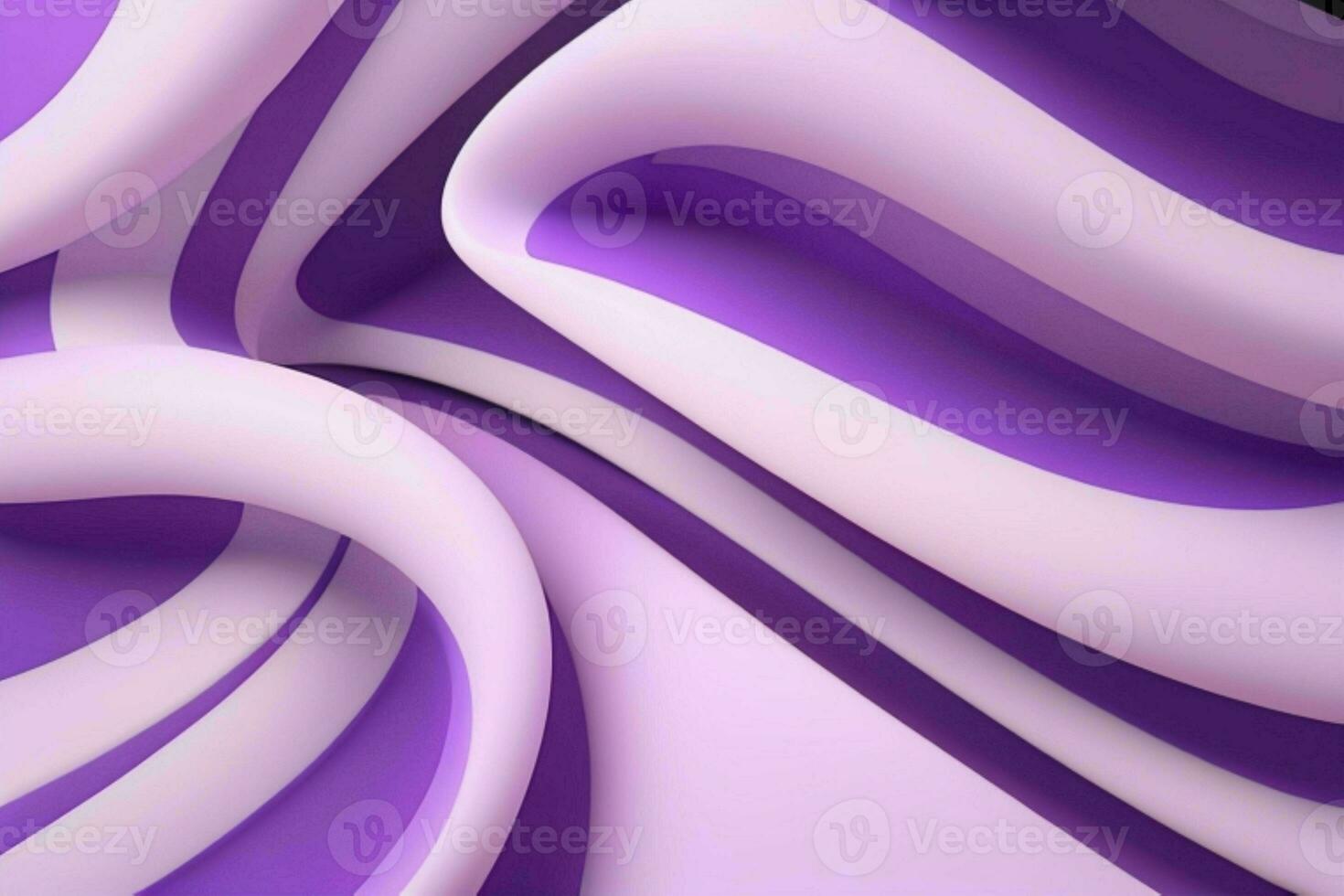 AI generated 3d rendering luxury bold purple and white abstract background. Pro Photo