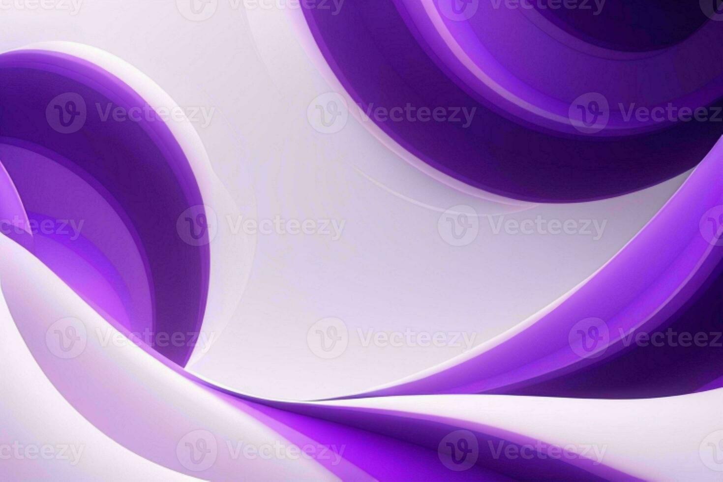 AI generated 3d rendering luxury bold purple and white abstract background. Pro Photo