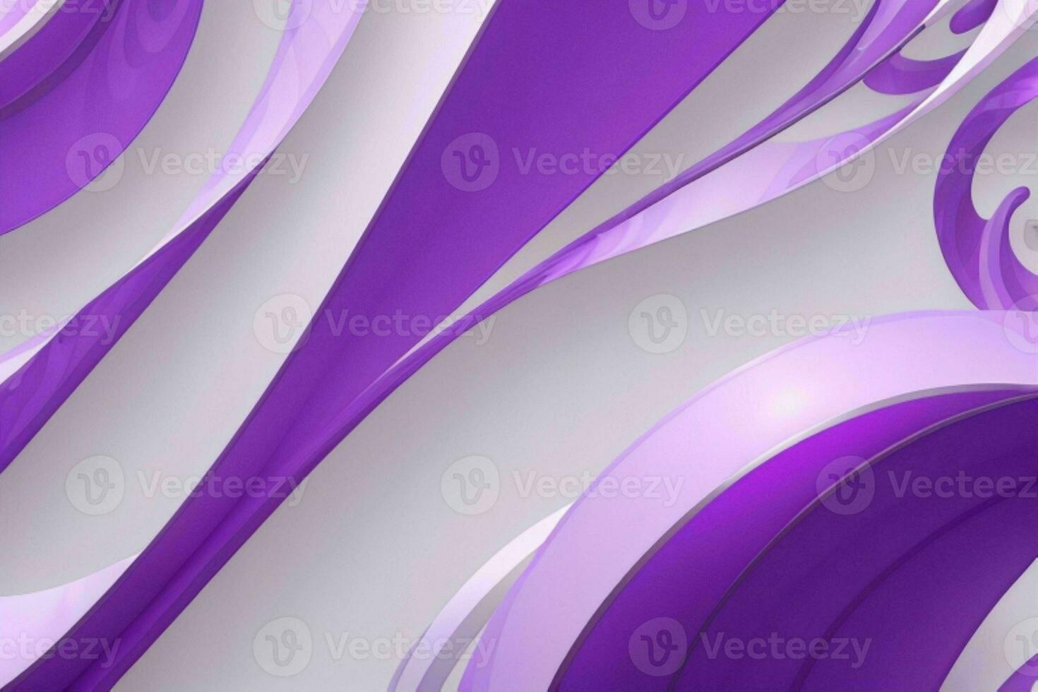 AI generated 3d rendering luxury bold purple and white abstract background. Pro Photo