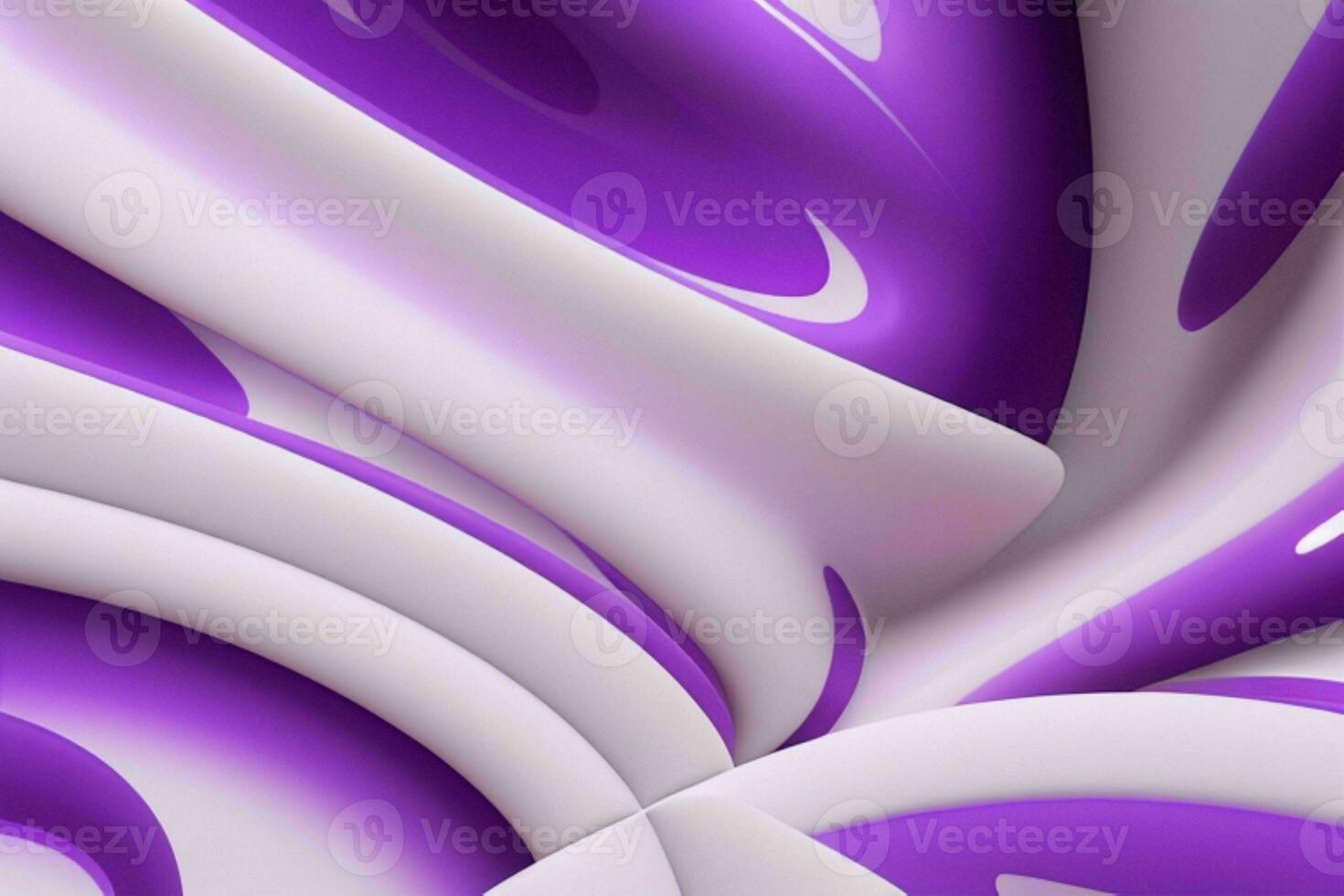 AI generated 3d rendering luxury bold purple and white abstract background. Pro Photo