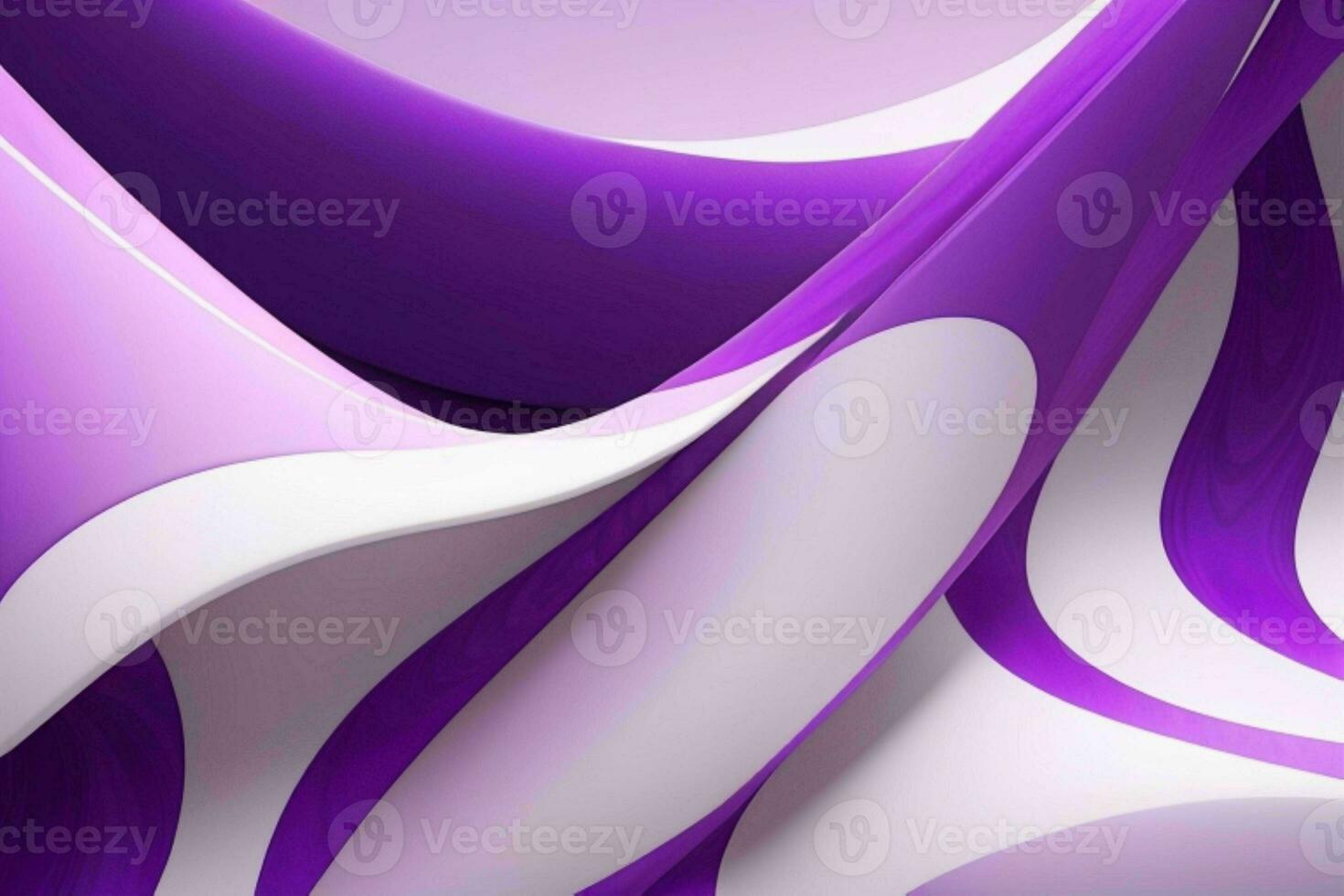AI generated 3d rendering luxury bold purple and white abstract background. Pro Photo