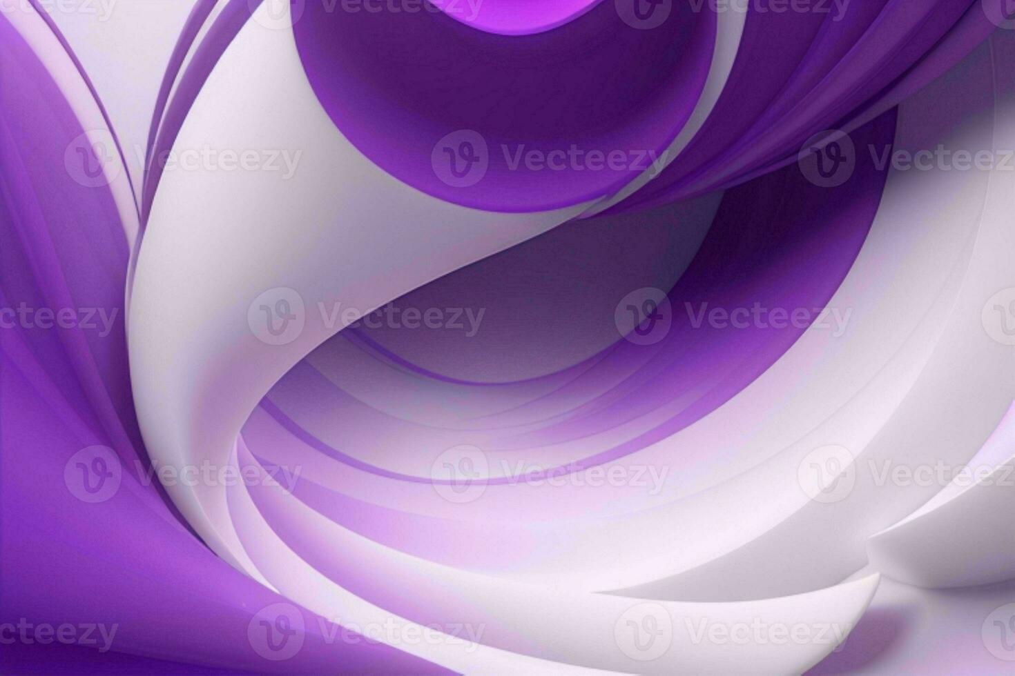AI generated 3d rendering luxury bold purple and white abstract background. Pro Photo