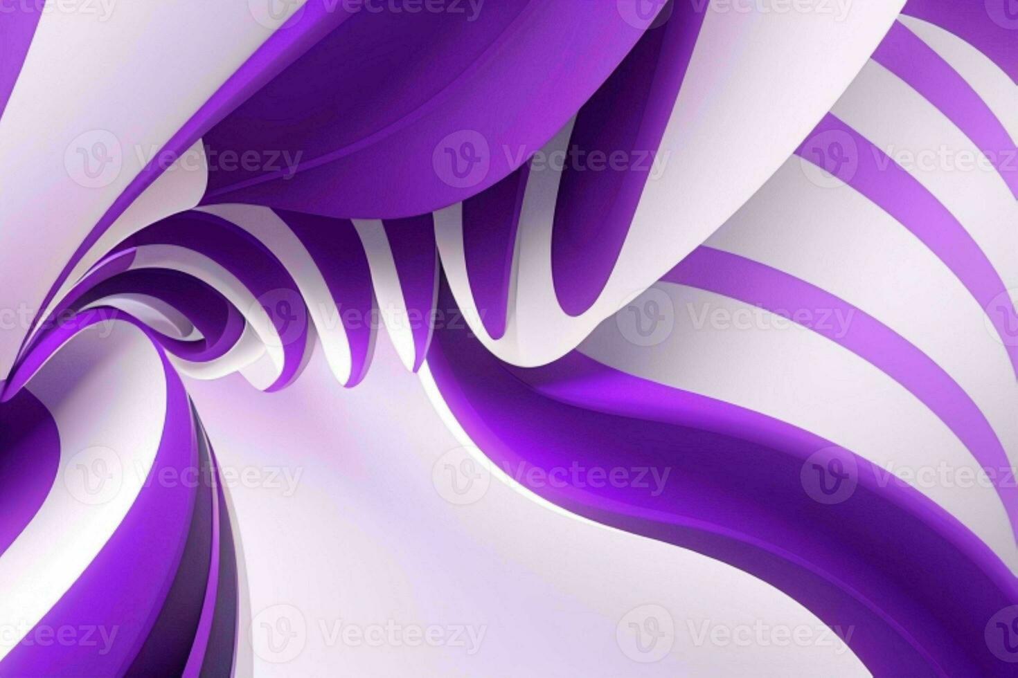 AI generated 3d rendering luxury bold purple and white abstract background. Pro Photo