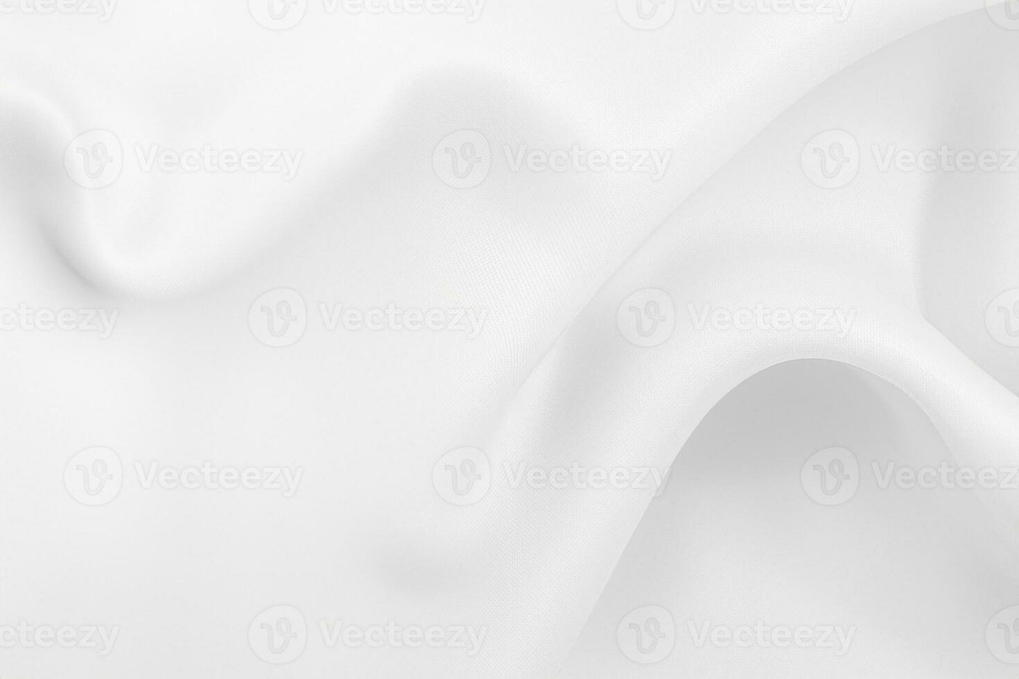 White fabric texture for background and design, beautiful pattern of silk or linen. photo