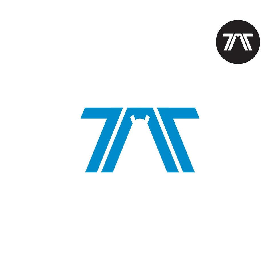 Letter TAT Monogram Logo Design vector
