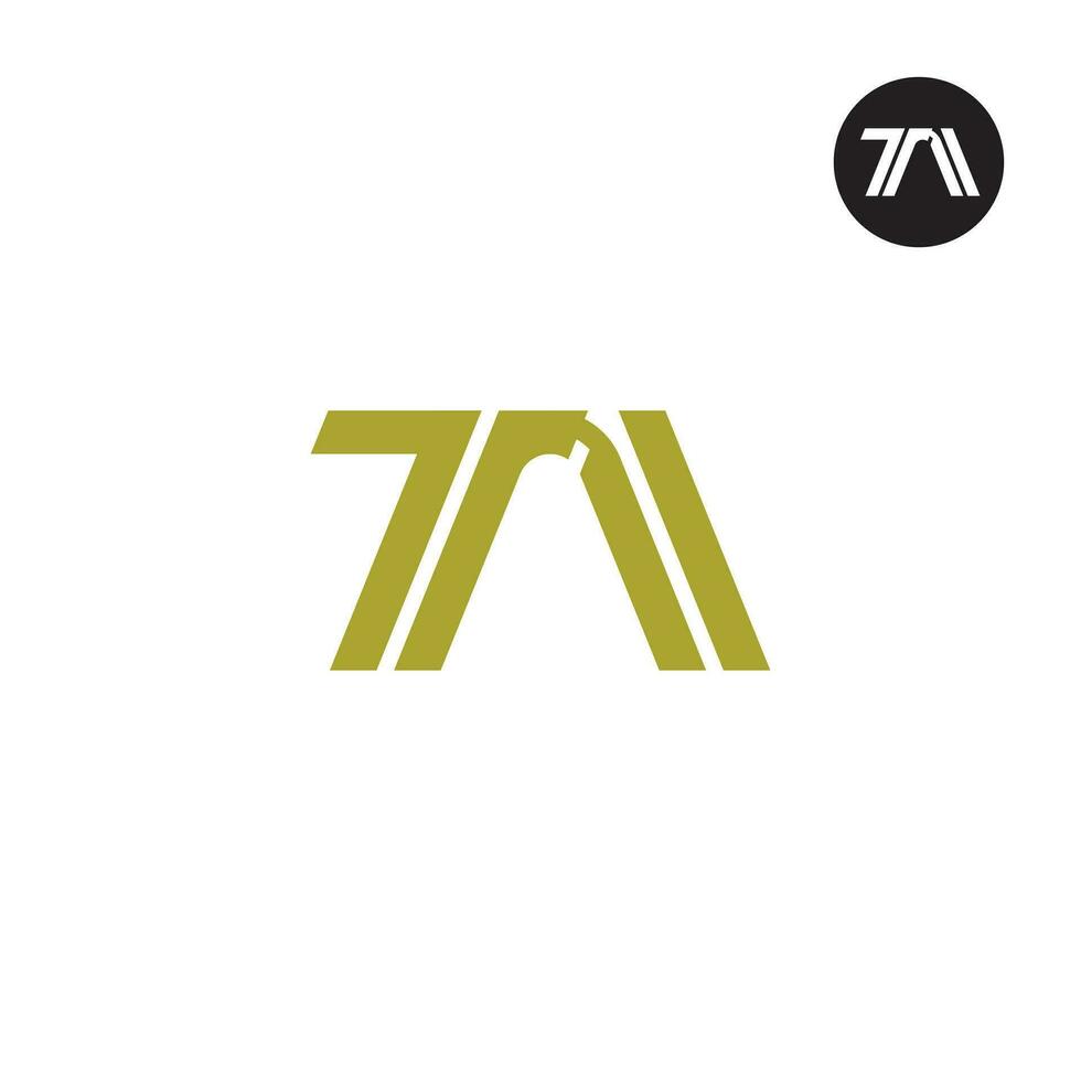 Letter TAI Monogram Logo Design vector