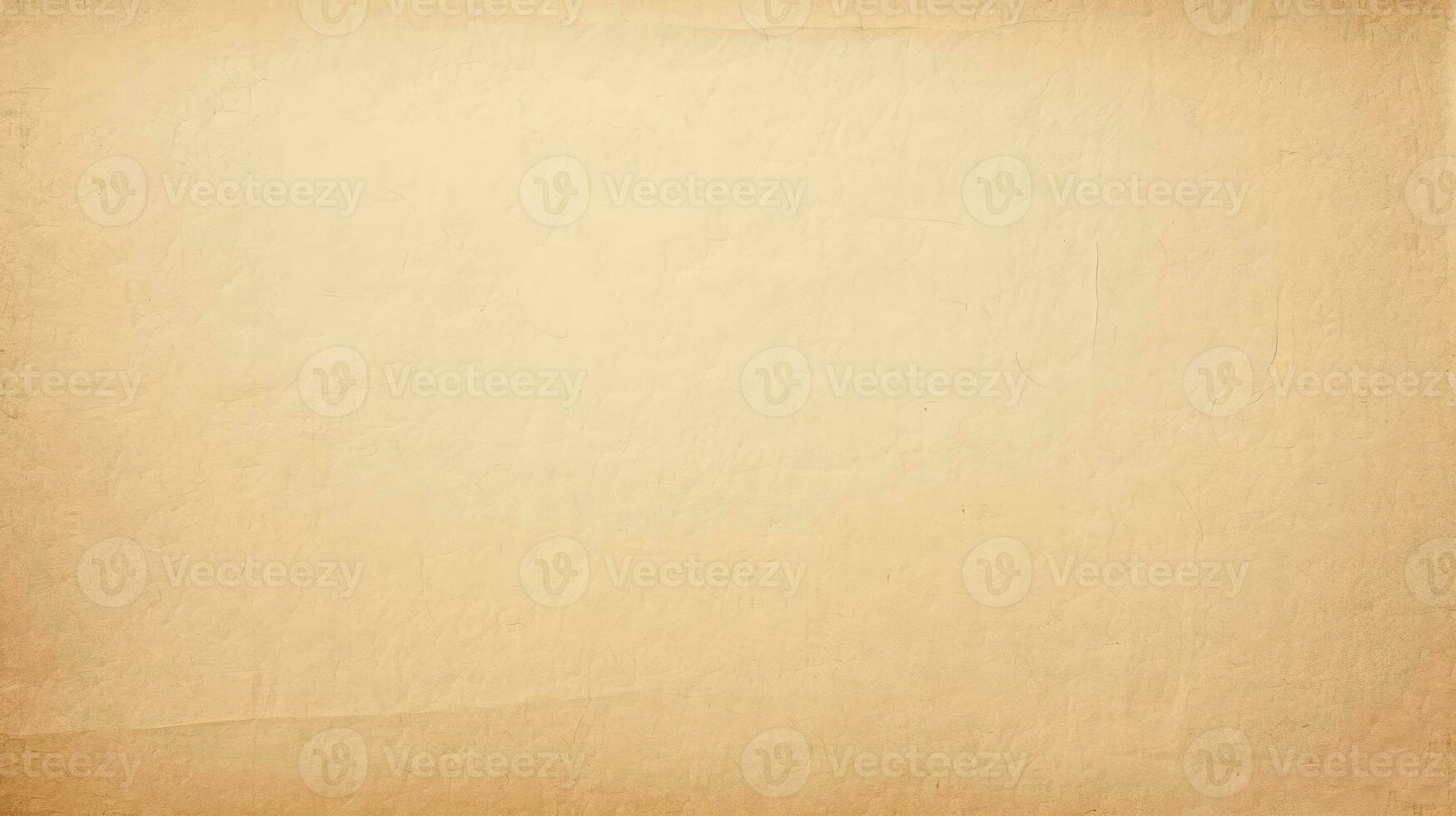 AI generated Vintage cardboard tone texture background, cream paper old grunge retro rustic for wall interiors. photo