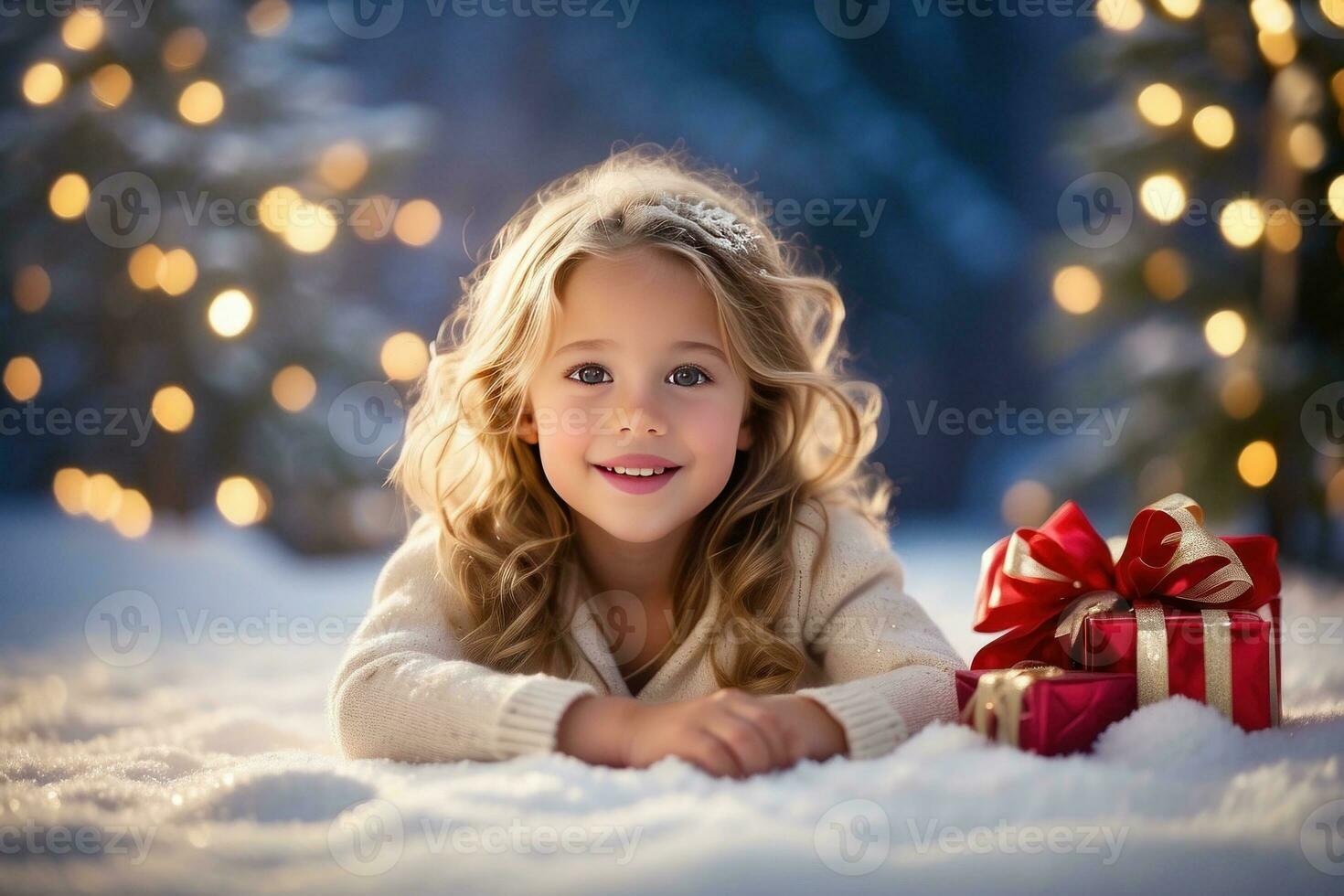 AI generated Festive Holiday Photo Transformation Snow Twigs and Enchanting Bokeh Generative by AI